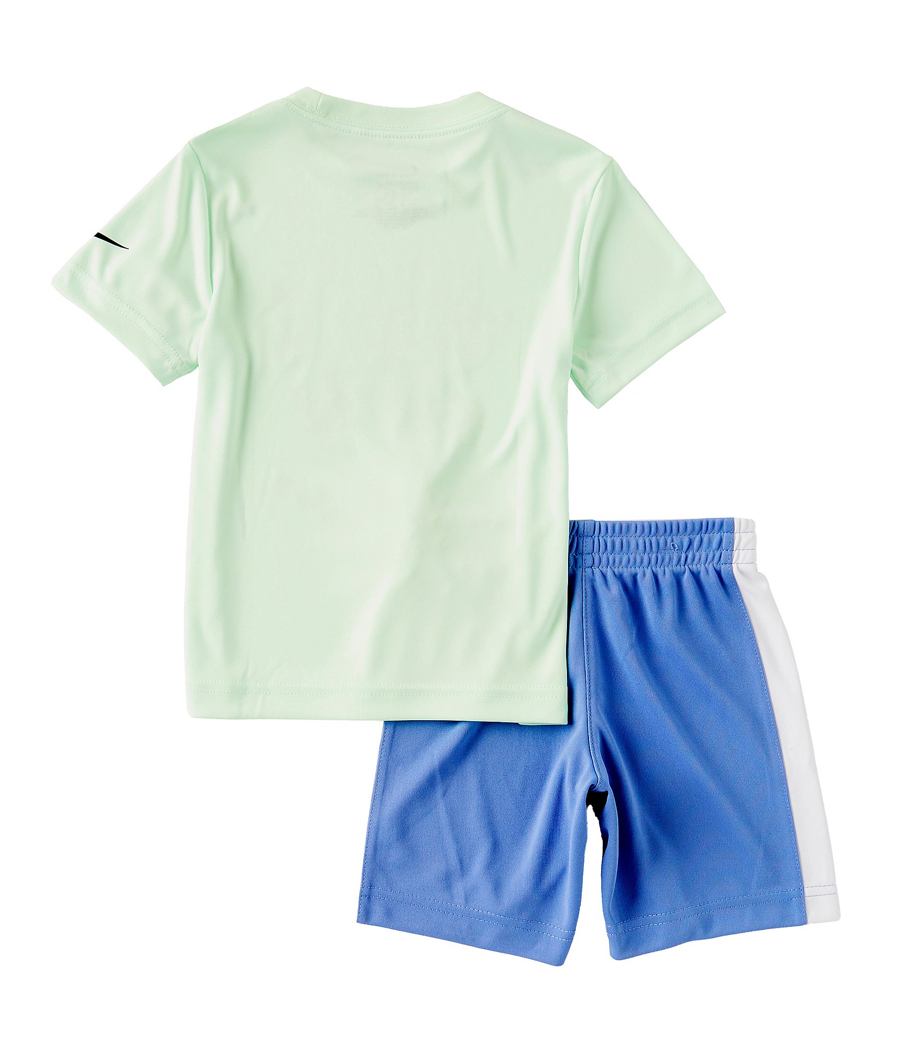 Nike Little Boys 2T-7 Short Sleeve Just Do It Dri-FIT T-Shirt & Coordinating Tricot Shorts Set