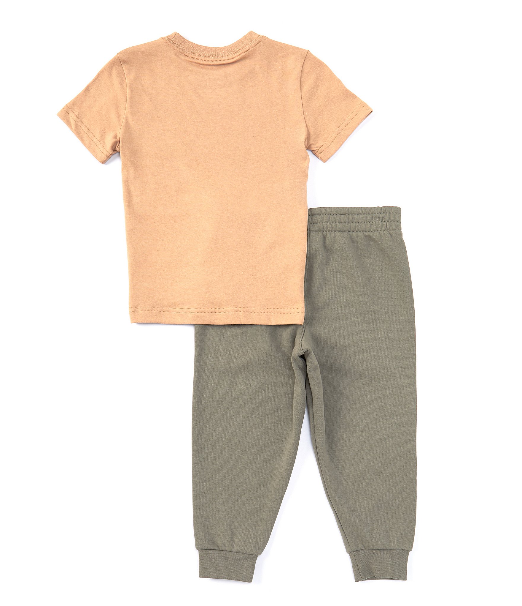 Nike Little Boys 2T-7 Short-Sleeve Just Do It Knit T-Shirt & Logo-Detailed Fleece Jogger Pant Set