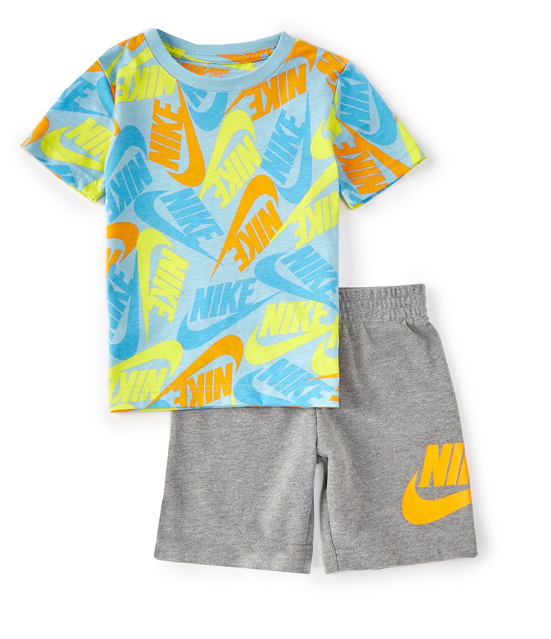 Nike Little Boys 2T-7 Short Sleeve New Toss T-Shirt & Sueded French ...