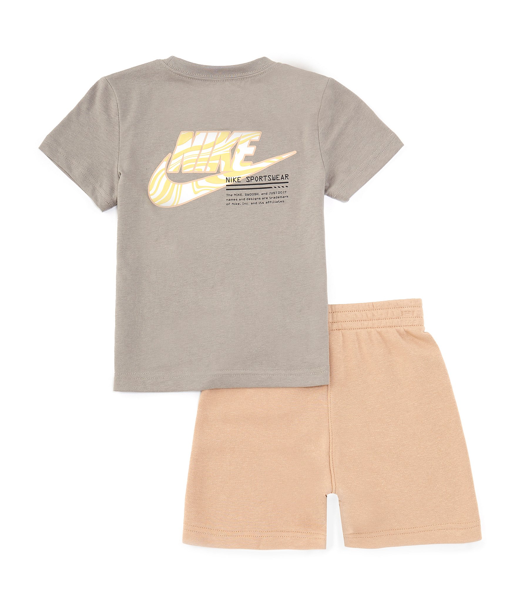 Nike Little Boys 2T-7 Short Sleeve Paint T-Shirt & Short Set