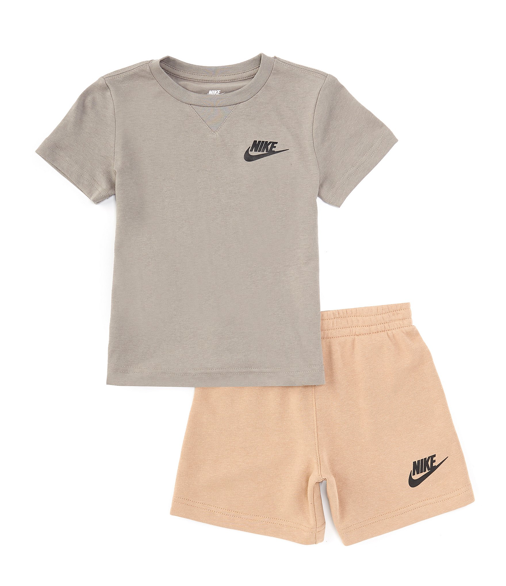 Nike Little Boys 2T-7 Short Sleeve Paint T-Shirt & Short Set