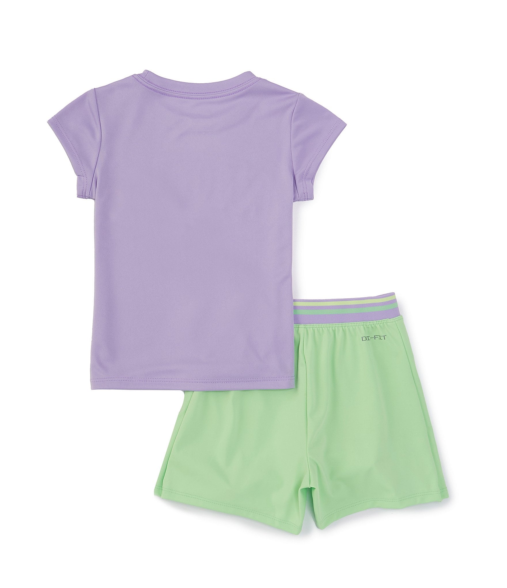 Nike Little Girls 2-6X Short-Sleeve Prep In Your Step T-Shirt & Coordinating Skort Set