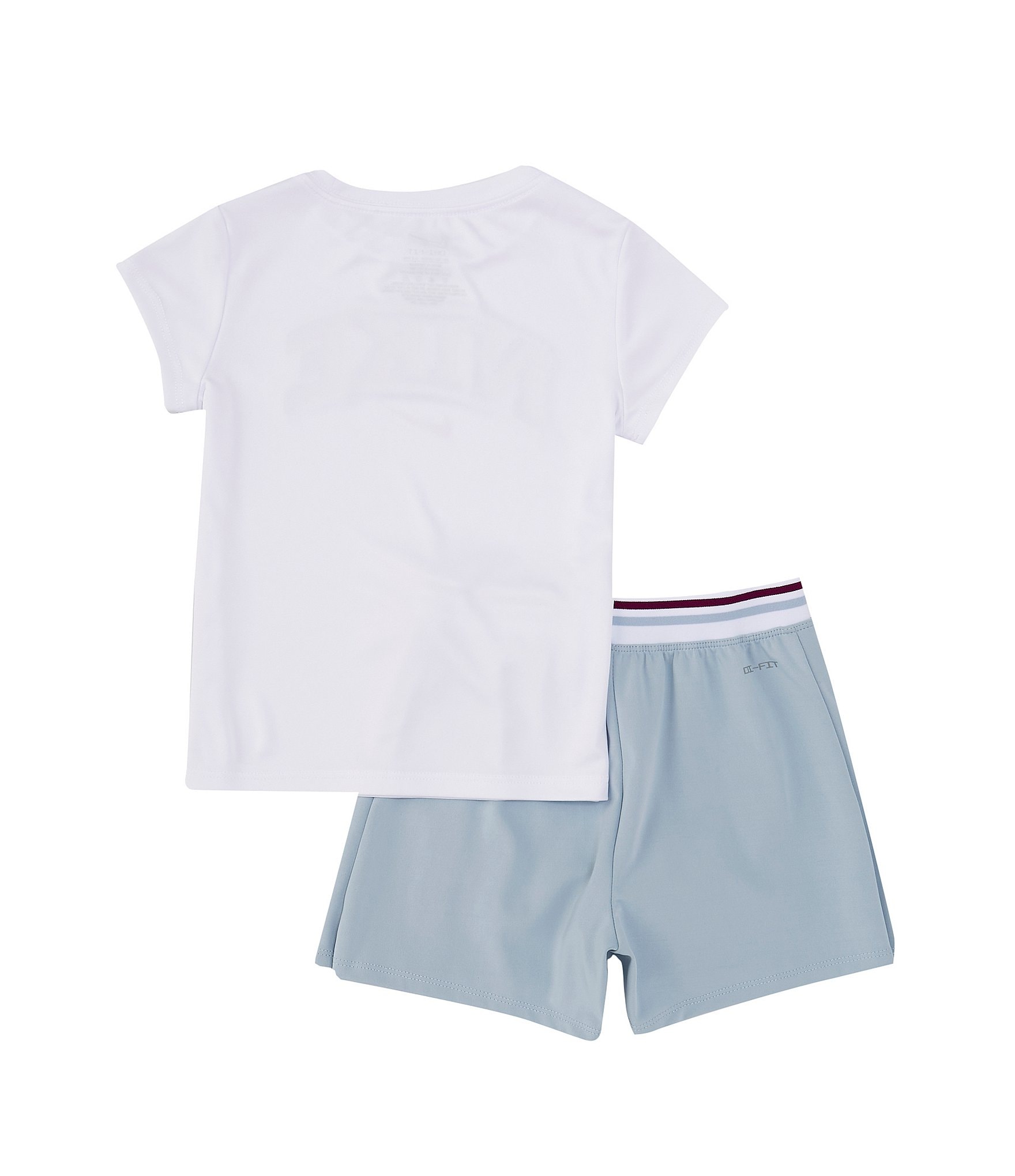 Nike Little Girls 2-6X Short-Sleeve Prep In Your Step T-Shirt & Coordinating Skort Set