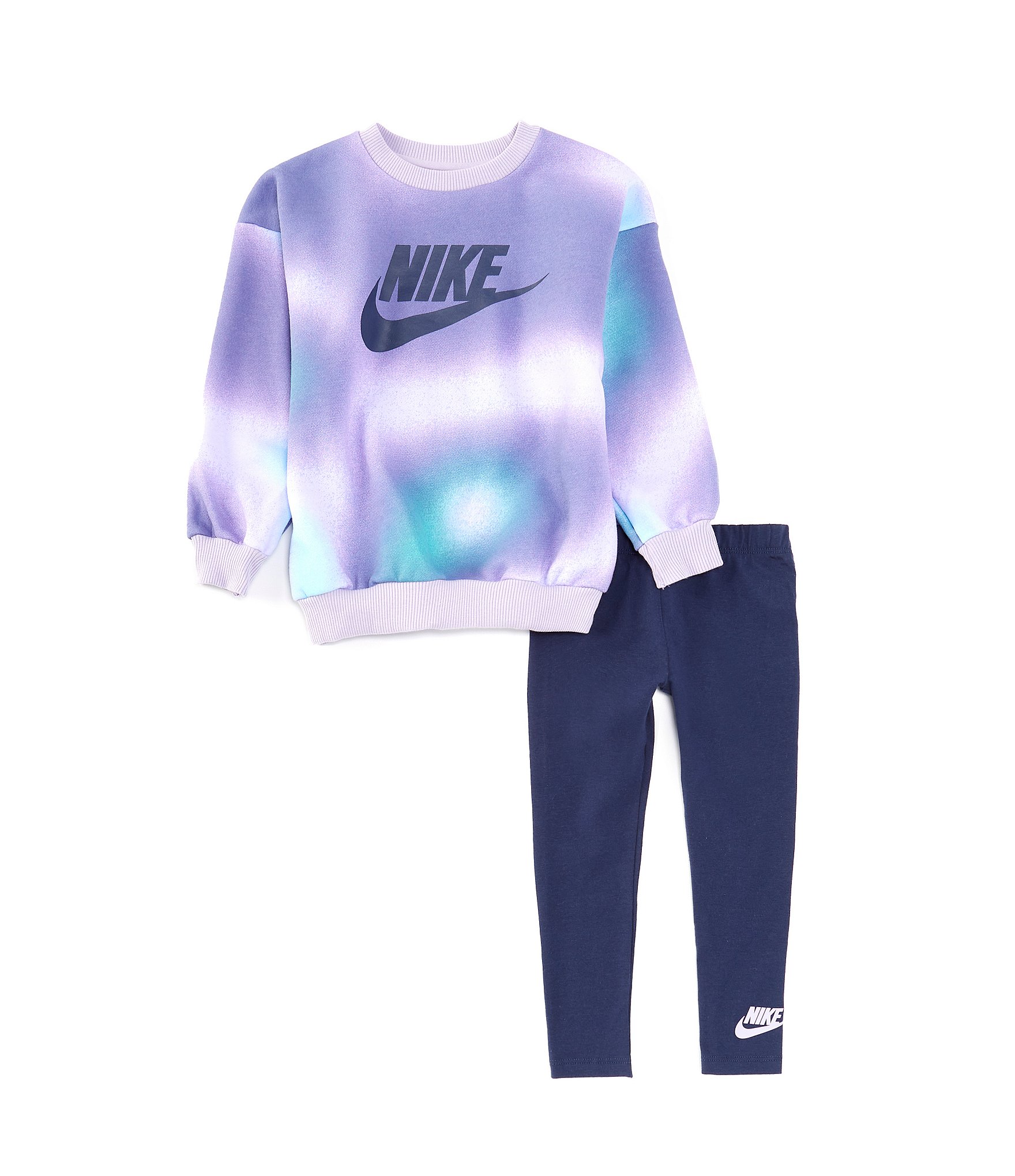 Nike Solarized Little Kids Crew and Leggings Set