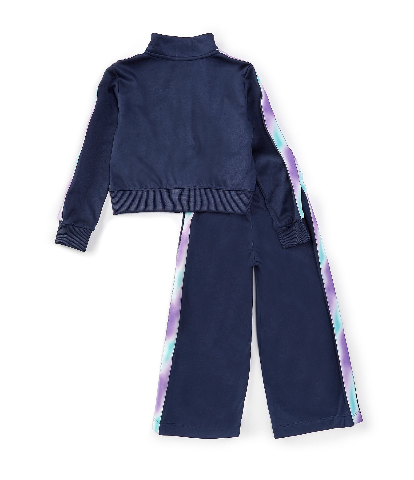 Nike Little Girls 2T-6X Long Sleeve Solarized Track Jacket & Jogger Pant Set