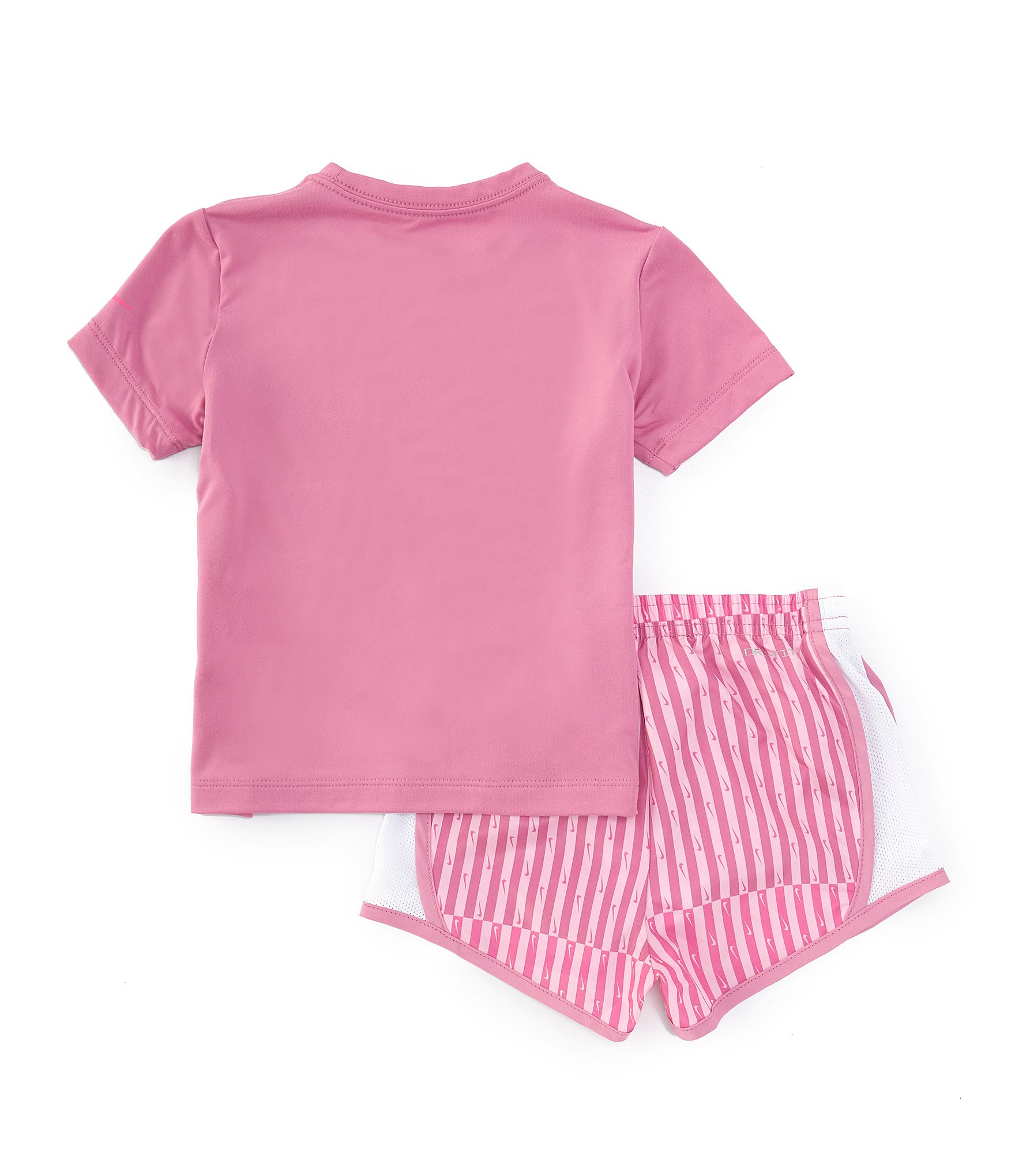 Nike Little Girls 2T-6X Short-Sleeve Just Do It Femme Pop Jersey T-Shirt & Printed Microfiber Tempo Shorts Set