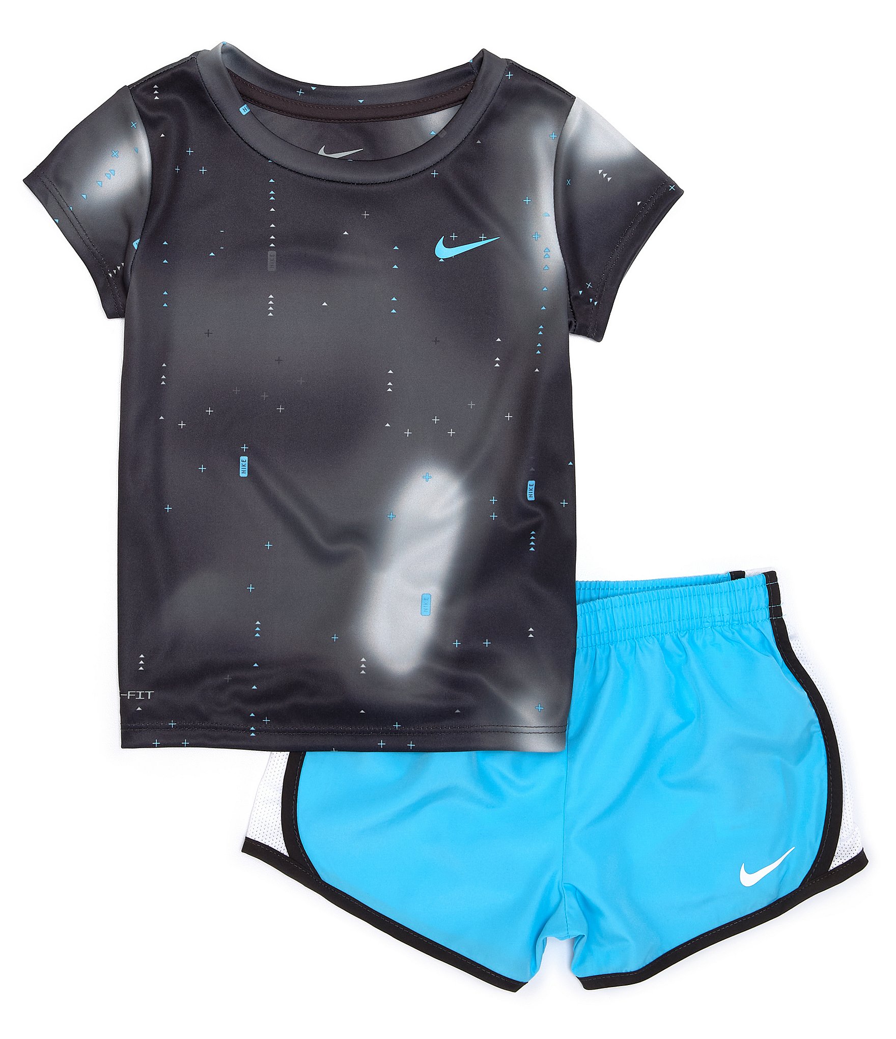 radiator opblijven Versterken Nike Little Girls 2T-6X Short-Sleeve Sublimation-Printed Tee & Coordinating  Shorts Set | Dillard's
