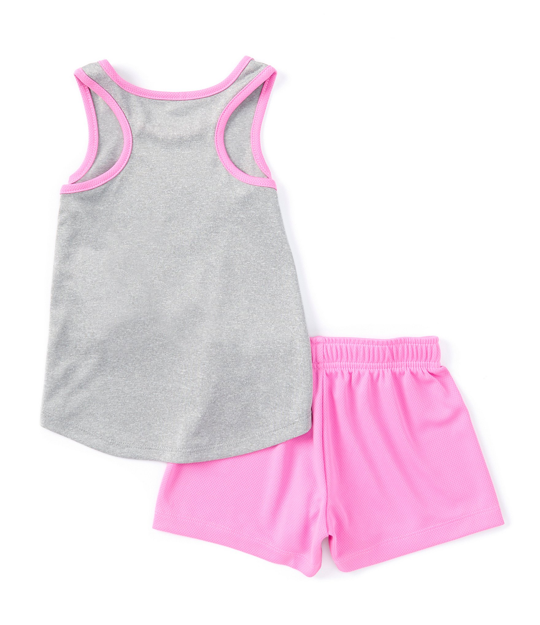 Nike Little Girls 2T-6X Sleeveless Happy Camper Tank Top & Coordinating Shorts Set