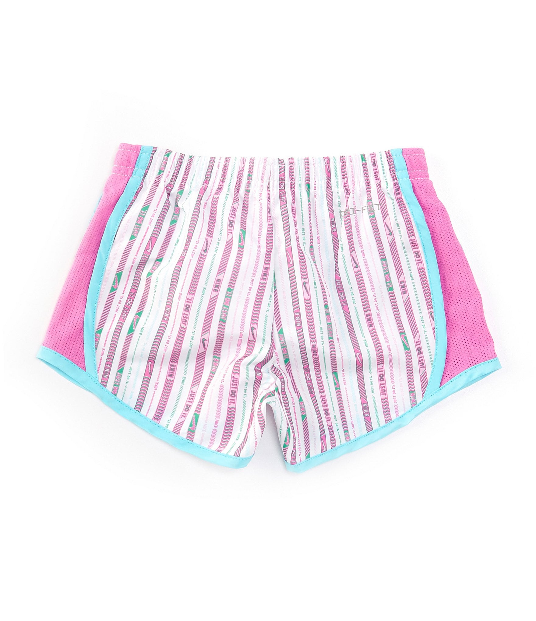 Nike Little Girls 4-6X Happy Camper Striped Shorts