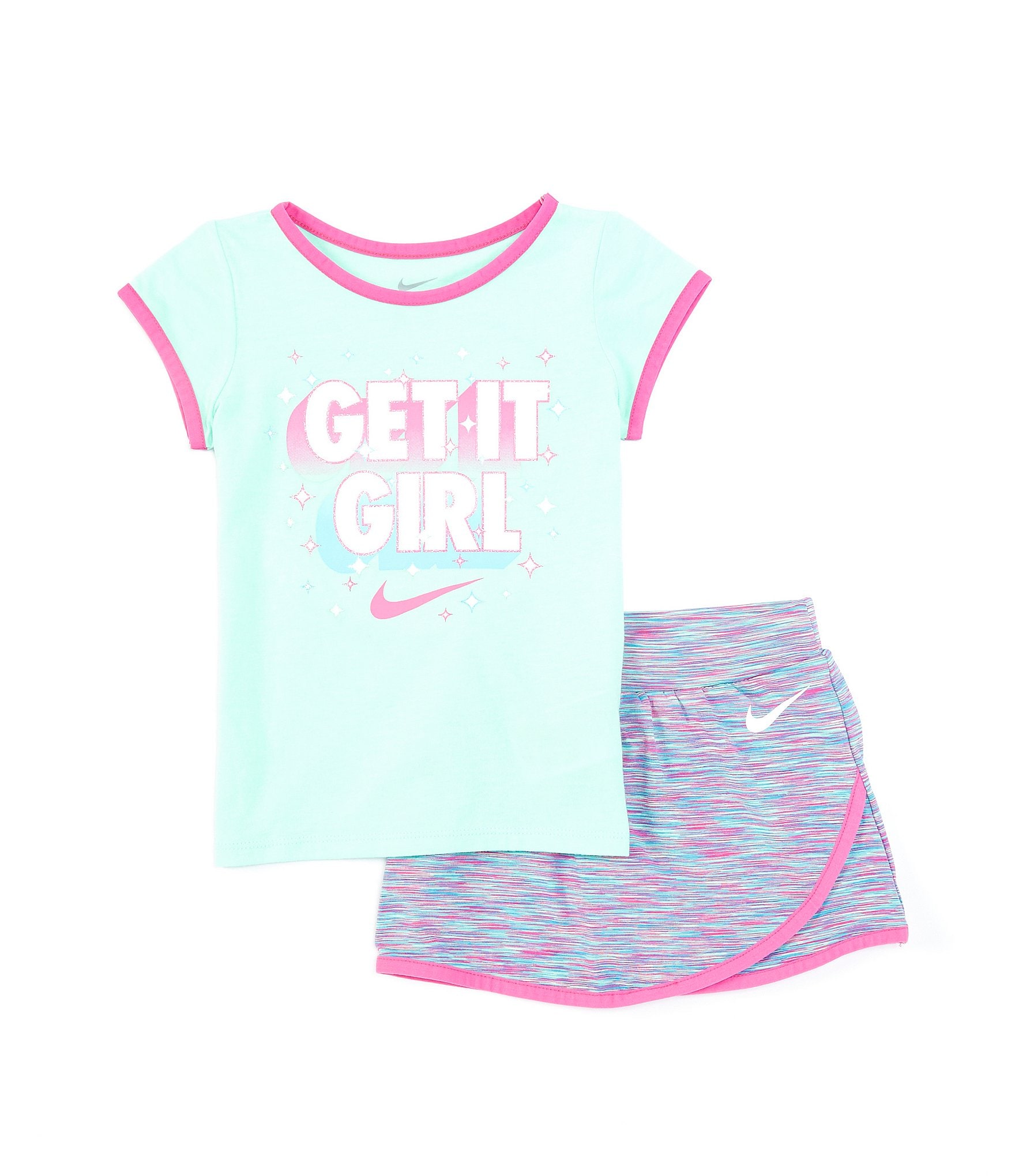 Nike Little Girls 4-6X Short-Sleeve Get 
