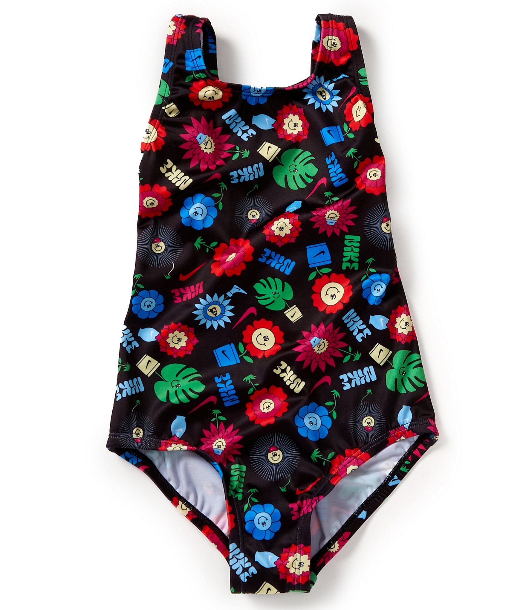 Nike Little Girls 4-6X U-Back One Piece Swimsuit | Dillard's