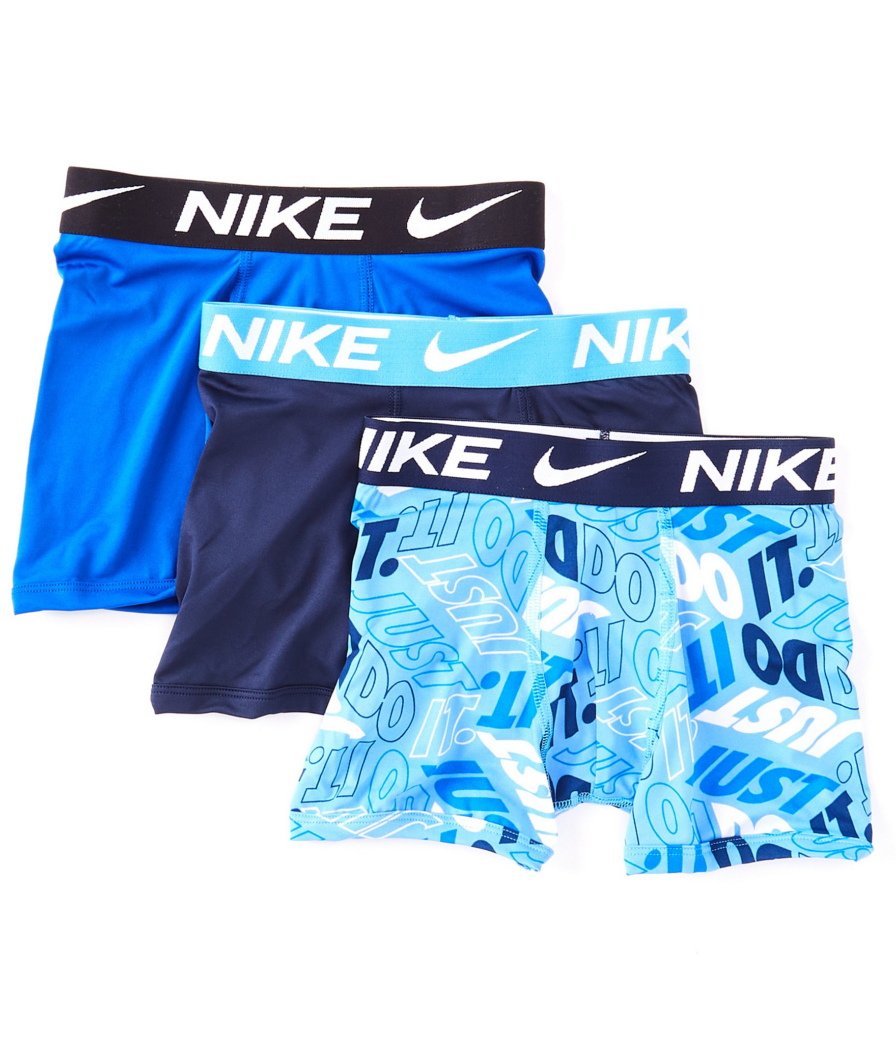 Junior Boys' [8-16] Solid Boxer Brief (3 Pack), Nike