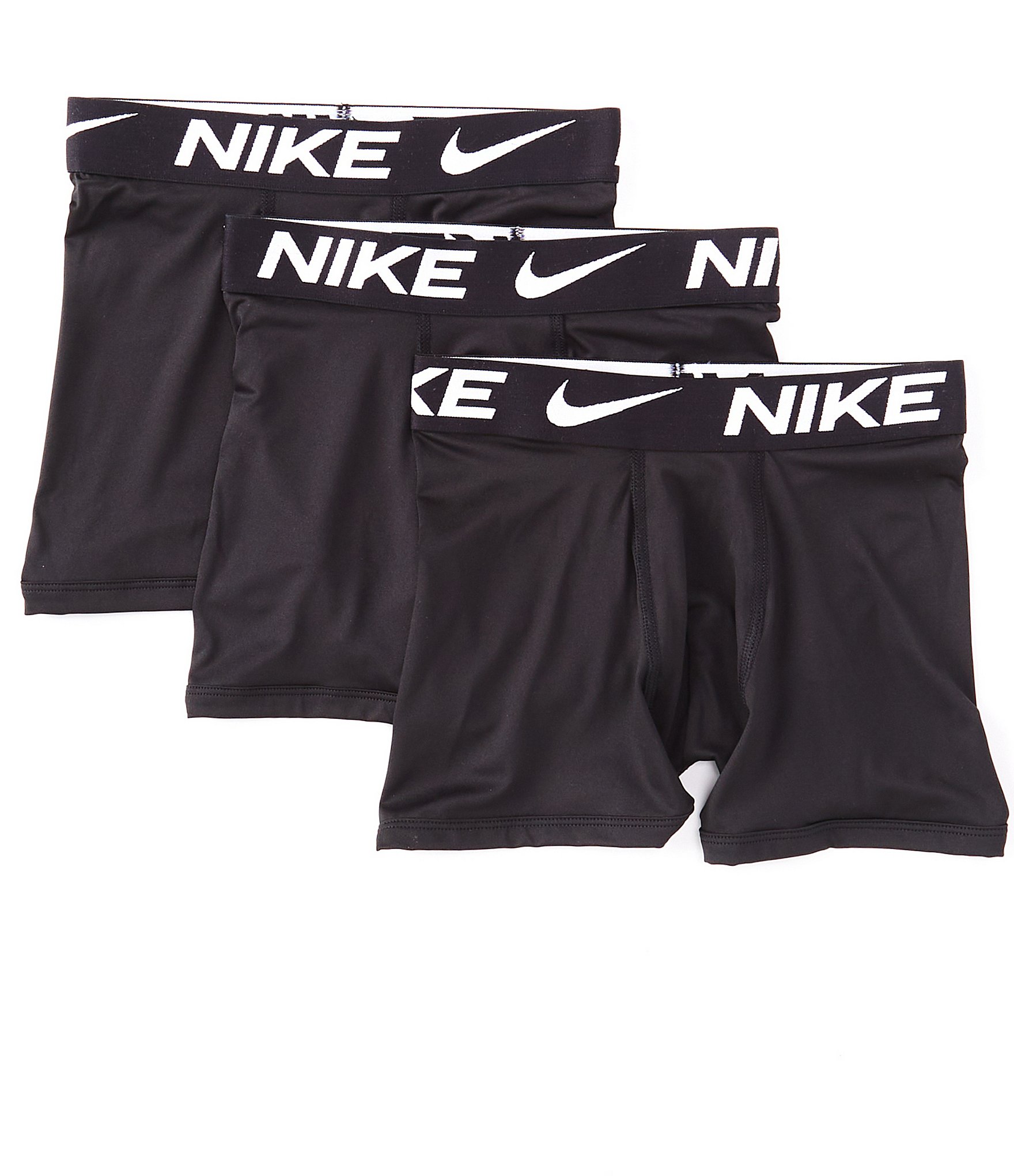 Nike Little/Big Boys 6-20 Solid Dri-FIT Boxer Brief 3-Pack | Dillard's