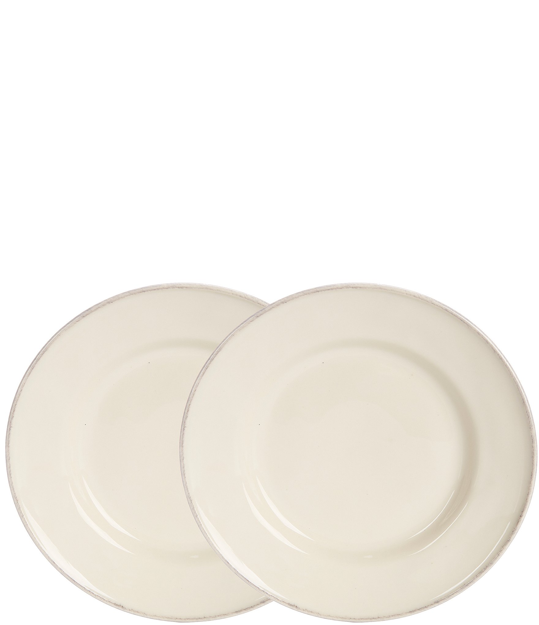 Noble Excellence Astoria Collection Glazed Stoneware Salad Plates, Set of 2 | Dillard's - Sand