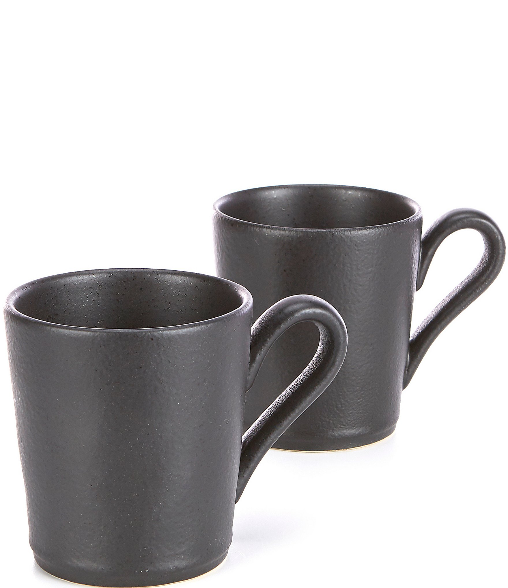 Noble Excellence Aria Glazed Coffee Mugs, Set of 2