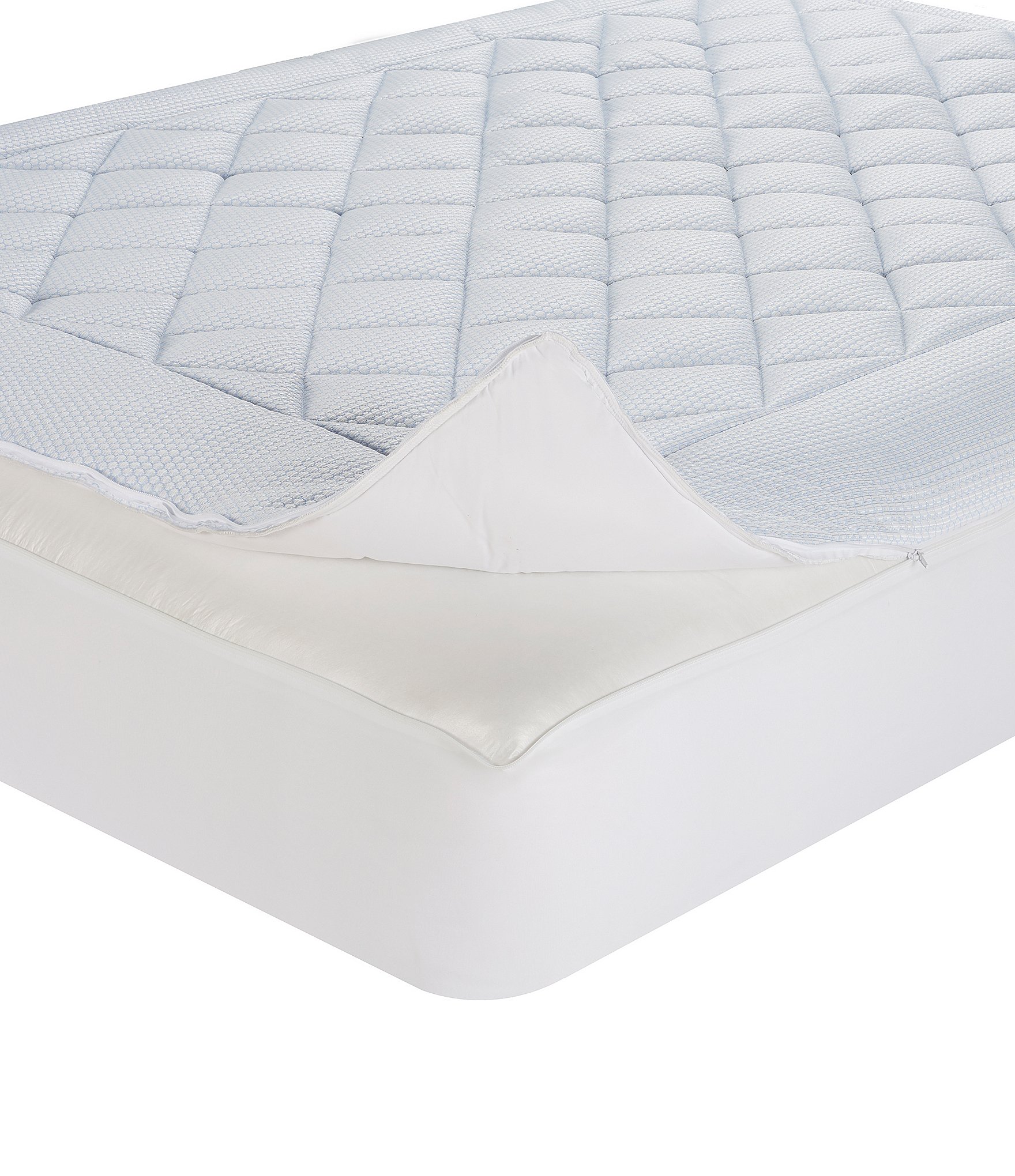 Noble Excellence Glacier Luxe Knit Mattress Pad