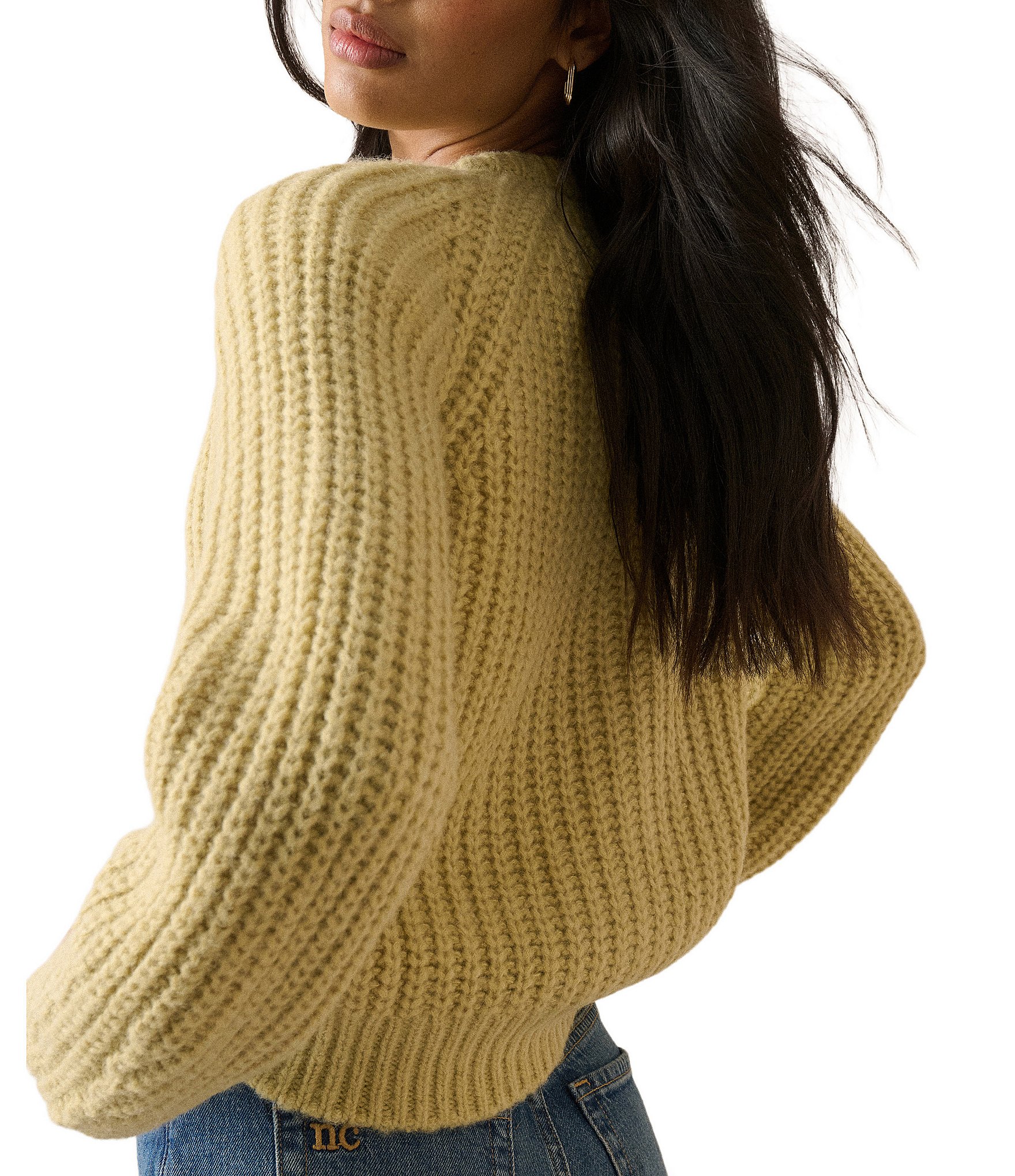Nobody's Child Fluffy Knit Cardigan