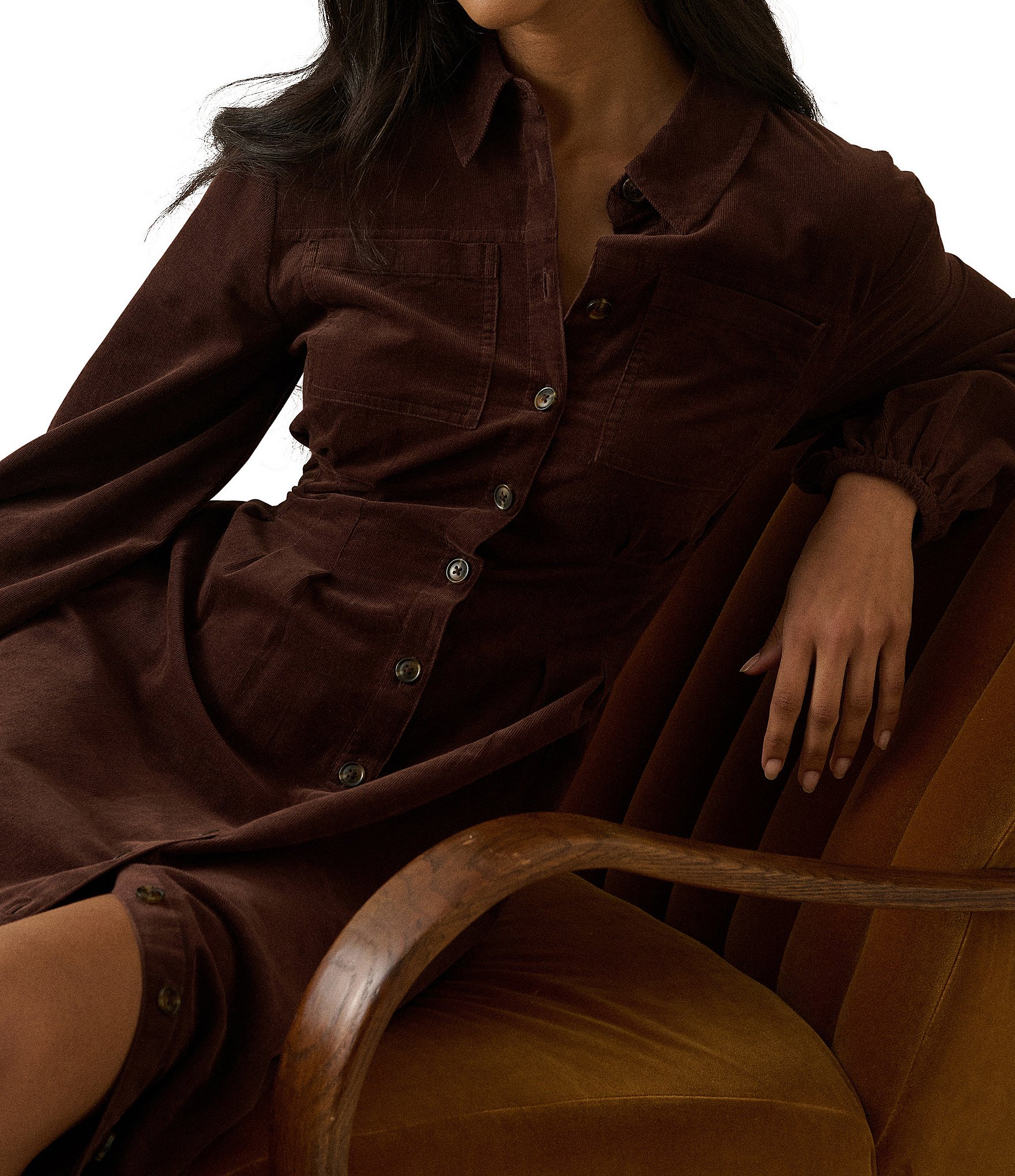 Nobody's Child Montego Cord Midi Dress