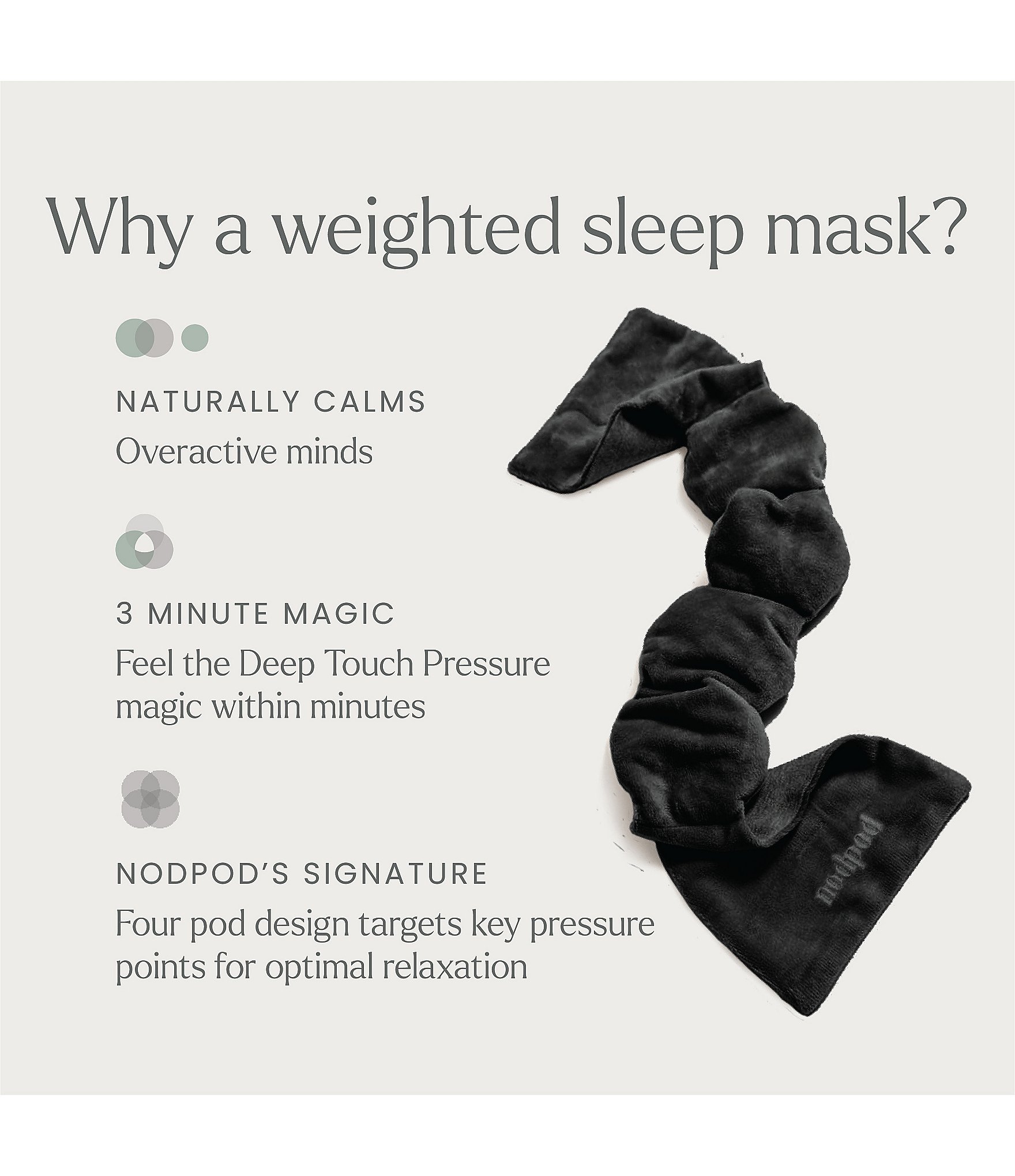 Nodpod Weighted Sleep Mask