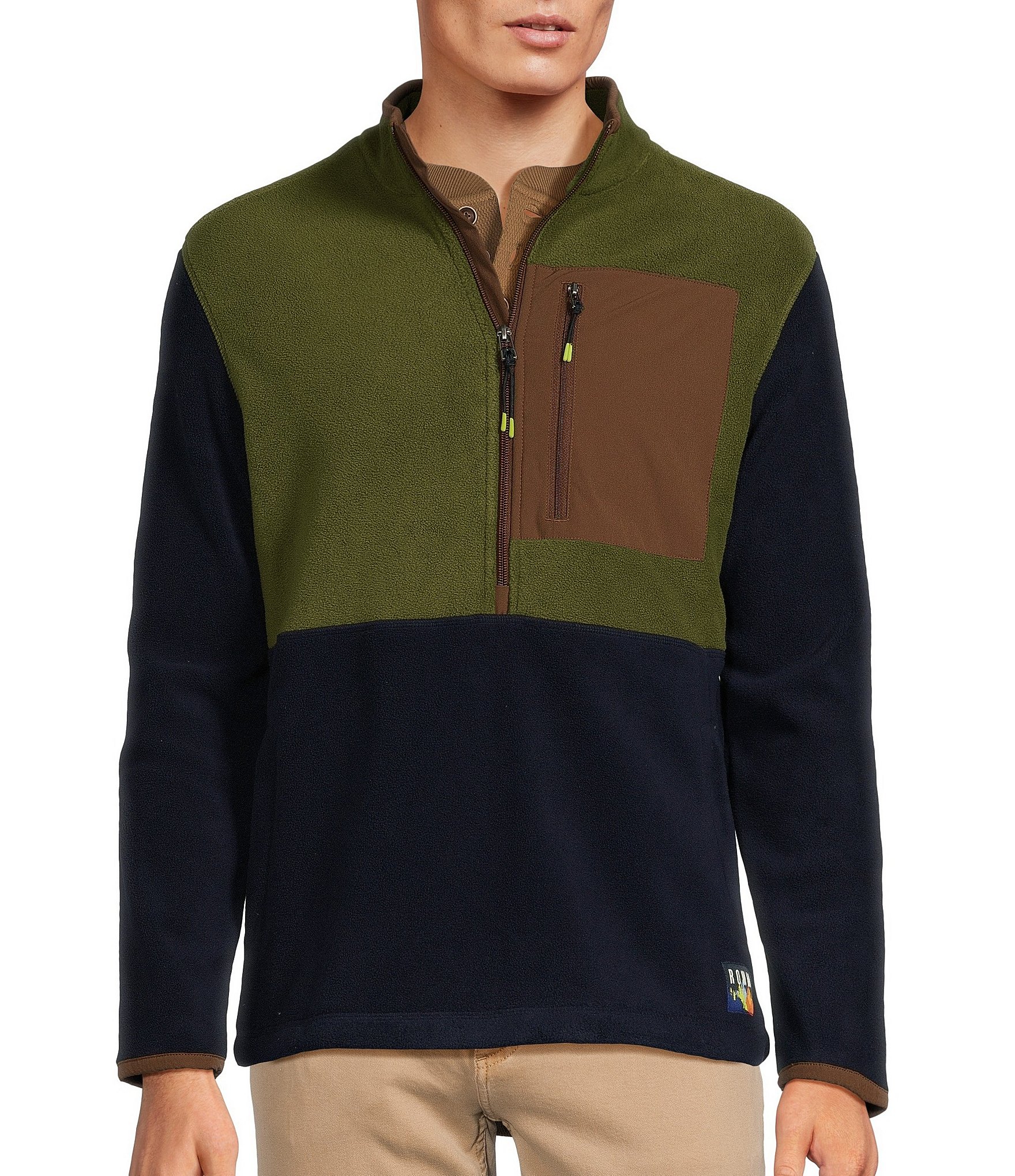 The North Face Alpine Polartec® Color Block Quarter Zip Fleece Pullover