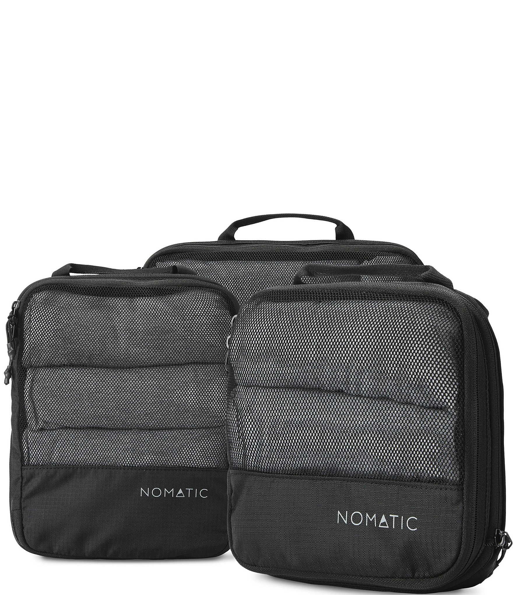 Packing Cube Set of 3 for Travel, Compression Bags Organizer for Luggage /  Backpack, Deep Grey