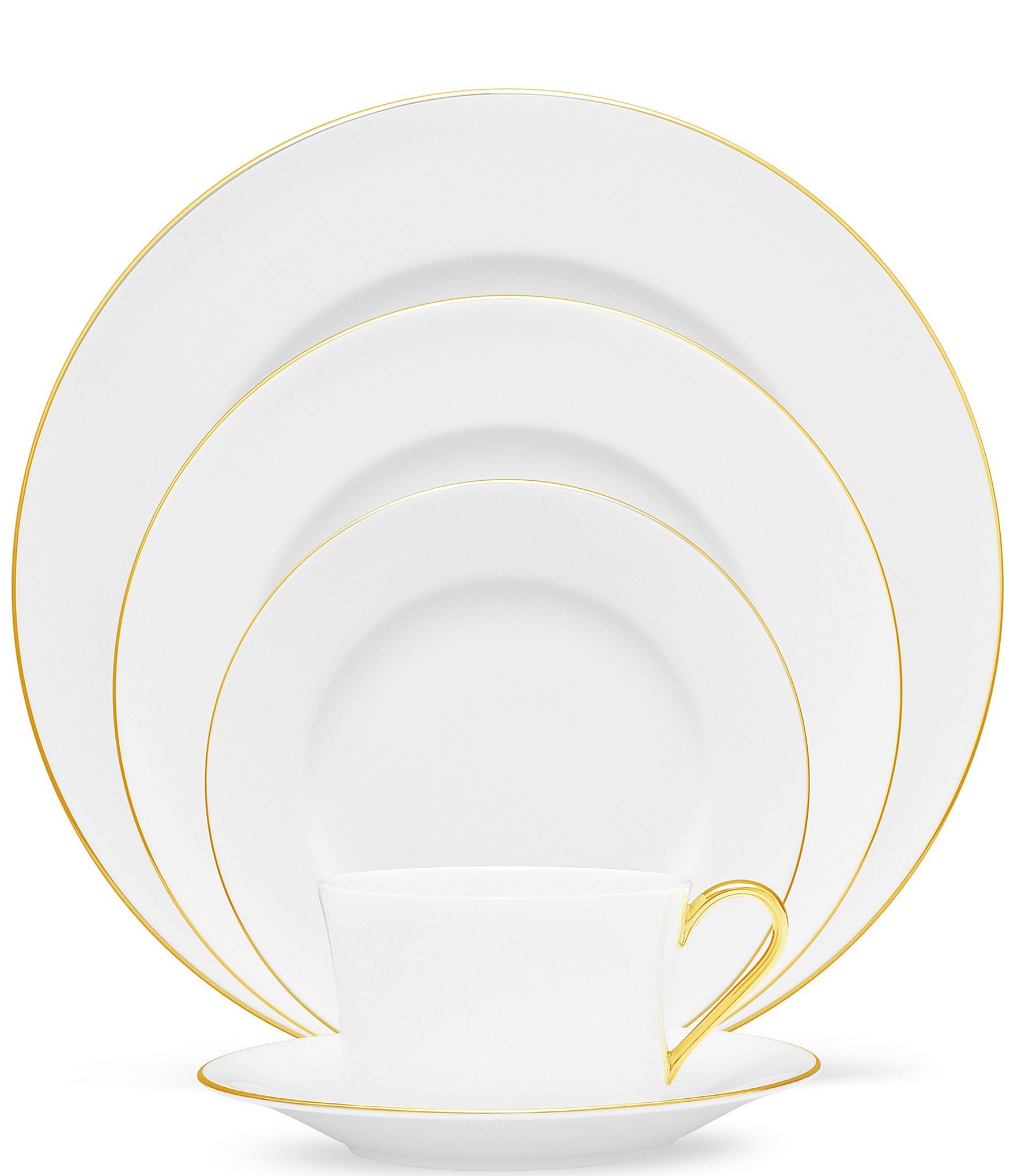 Noritake Accompanist Bread & Butter / Appetizer Plates, Set of 4
