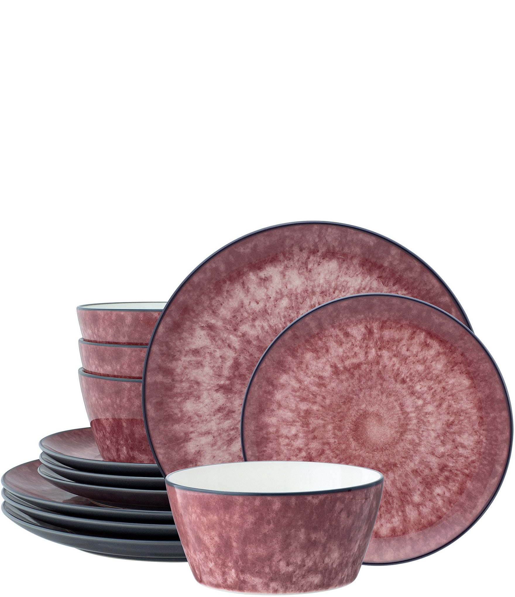 Noritake Colorkraft Essence Collection 12-Piece Dinnerware Set