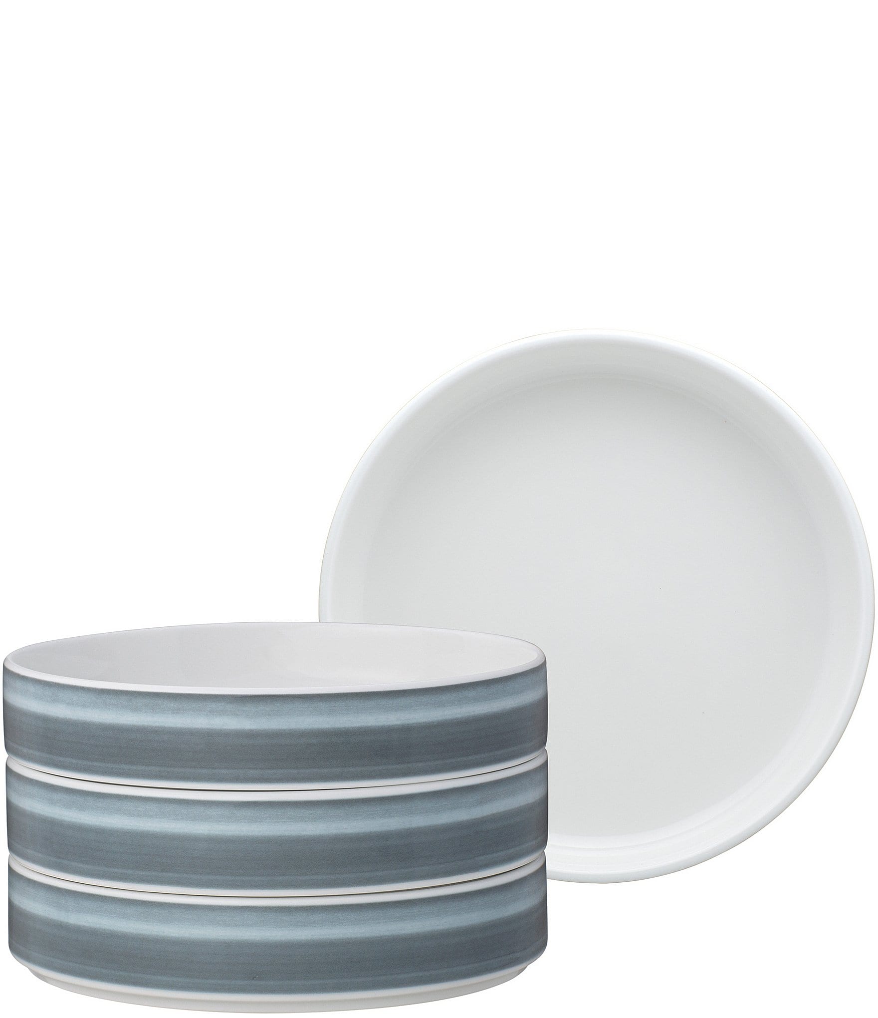 Noritake ColorStax Ombre Collection Deep Plates, Set of 4