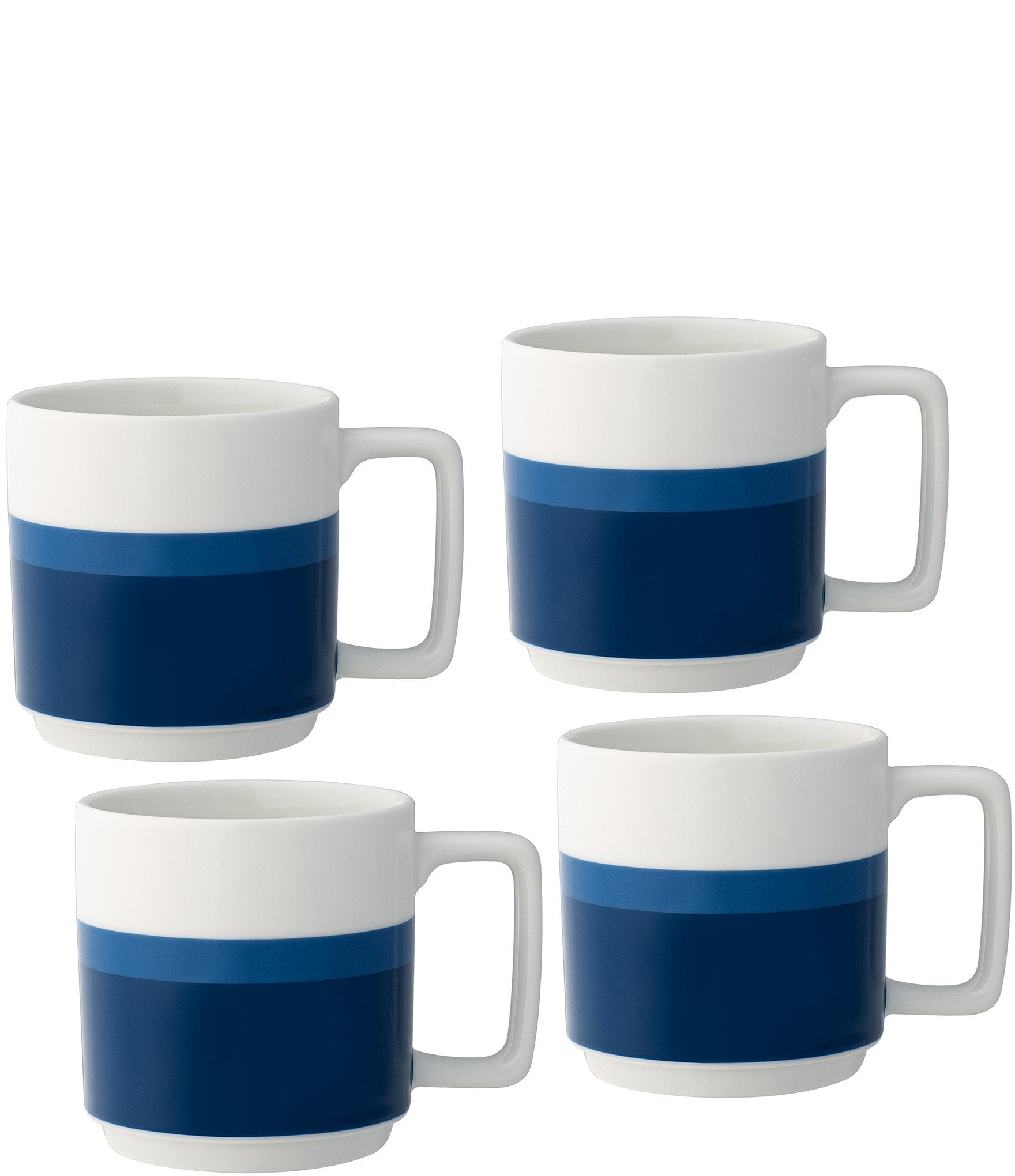 Noritake ColorStax Stripe Collection Coffee Mugs, Set of 4 Dillard's