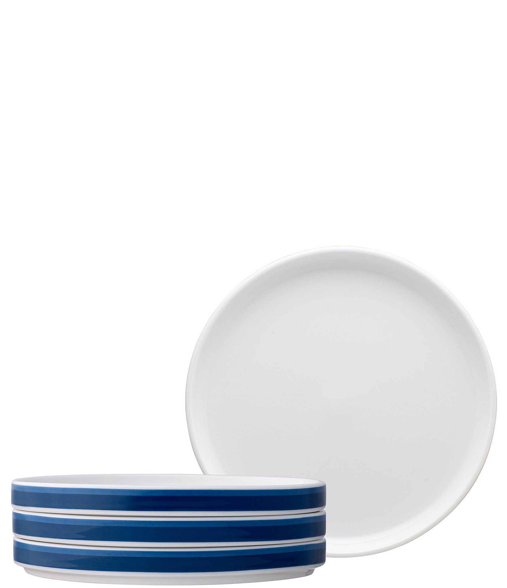 Noritake ColorStax Stripe Collection Salad Plates, Set of 4