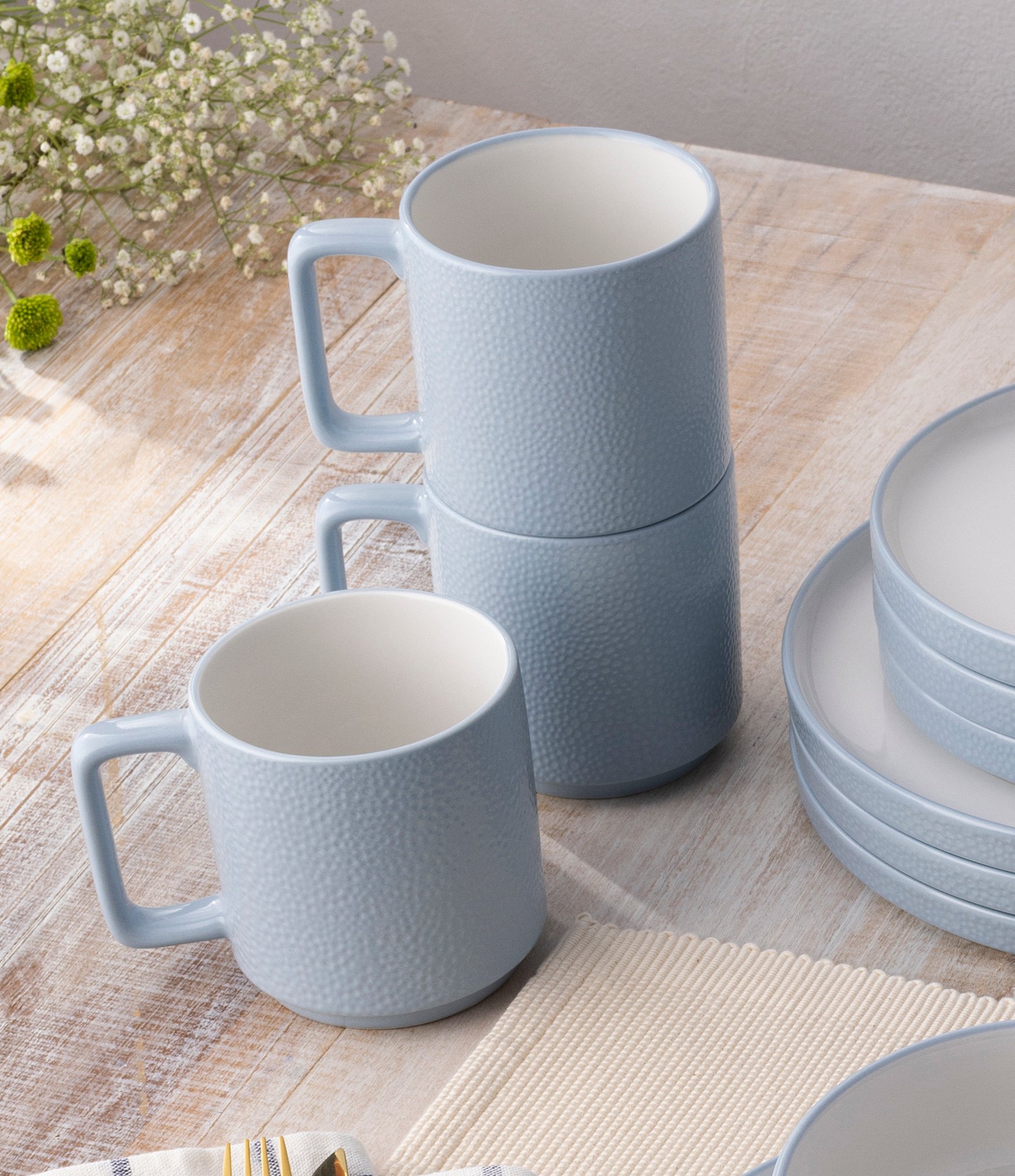 Noritake ColorTex Stone Place Setting
