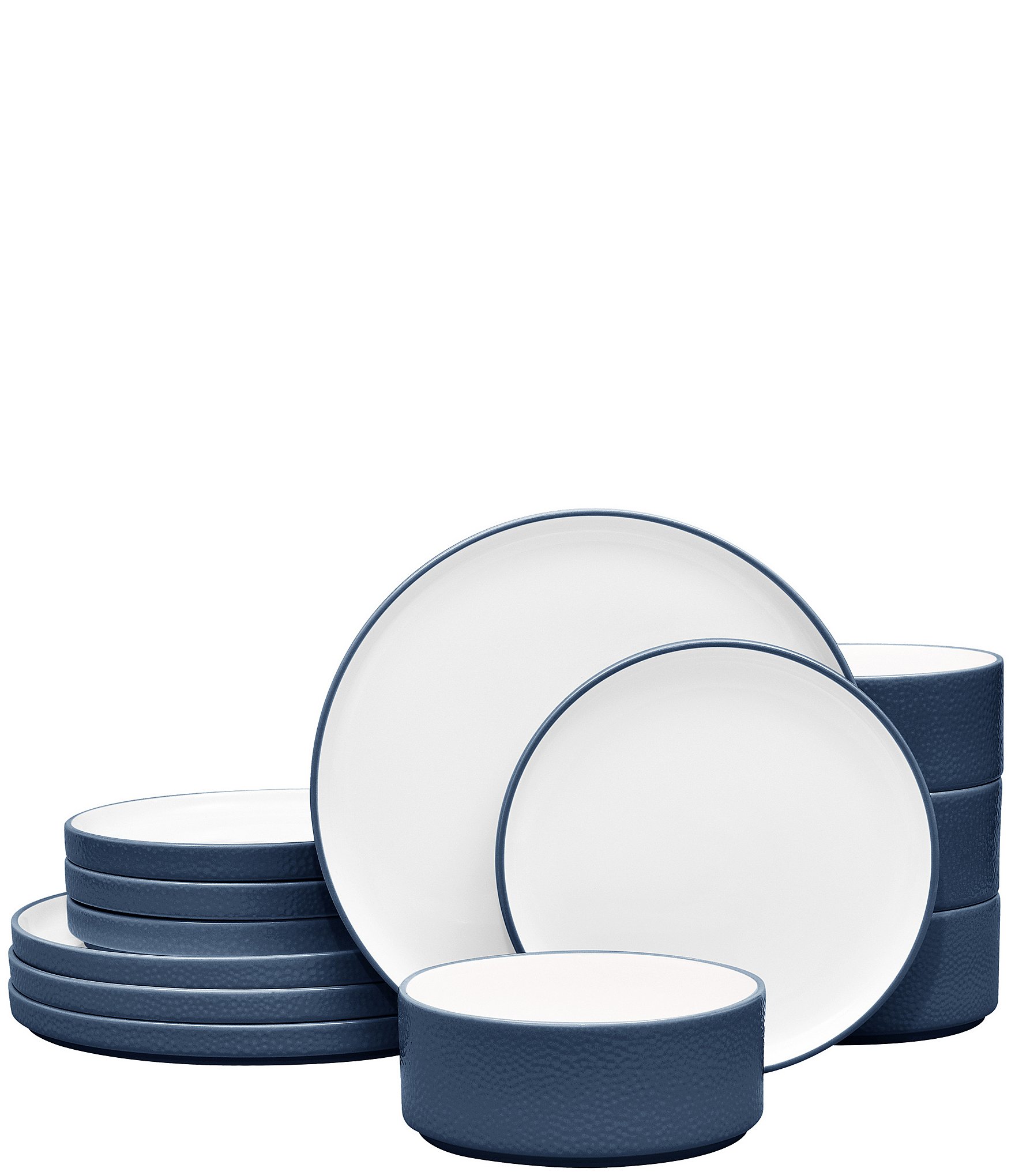 Noritake ColorTex Stone Collection 12-Piece Stax Set