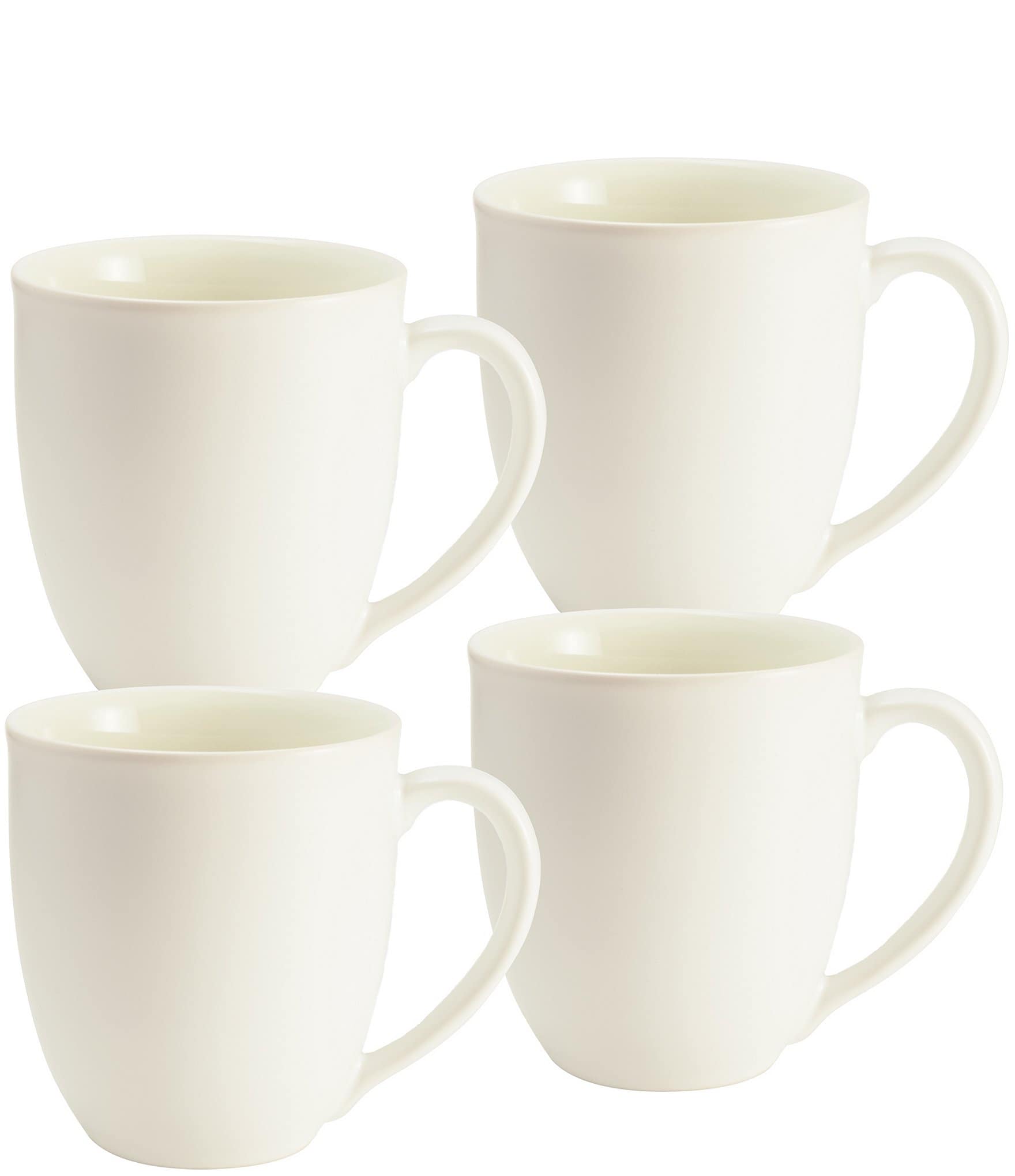 Noritake Colorwave White Mugs, Set of 4 | Dillard's