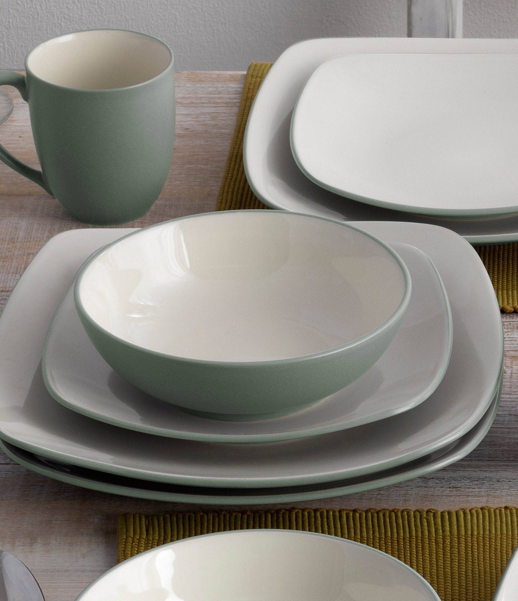 Noritake Colorwave Square Dinner Plates, Set of 4