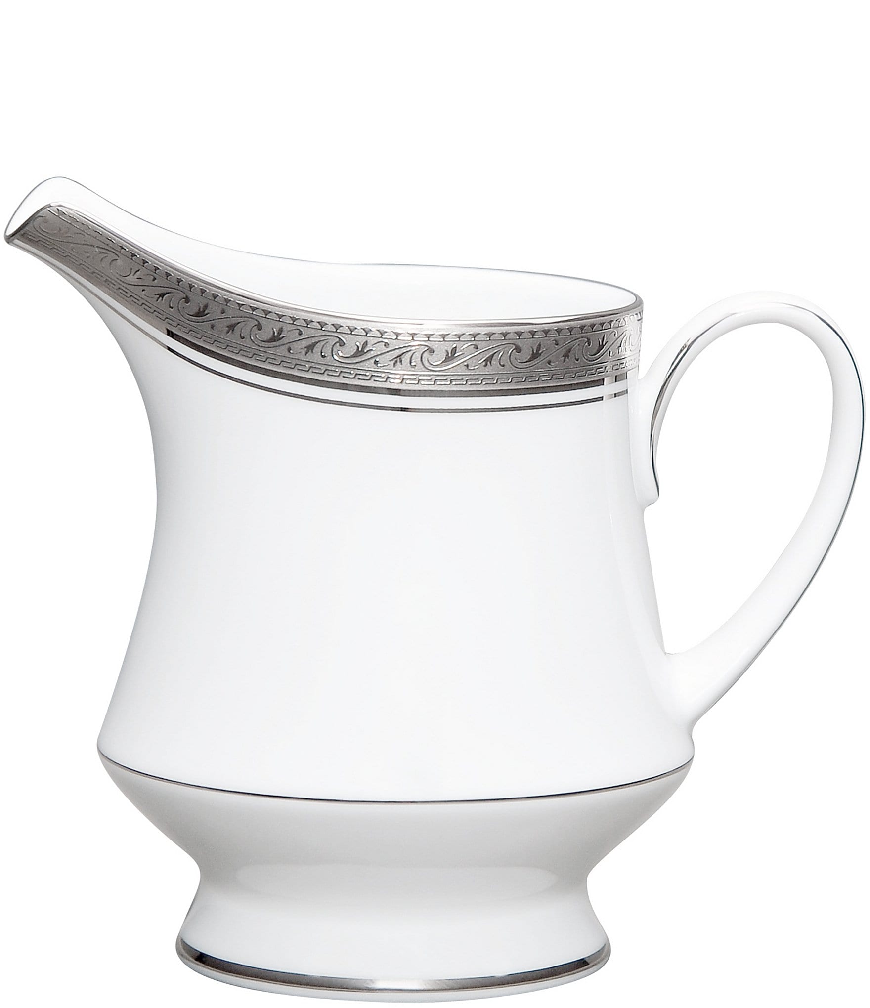 Noritake Crestwood Etched Platinum Porcelain Creamer