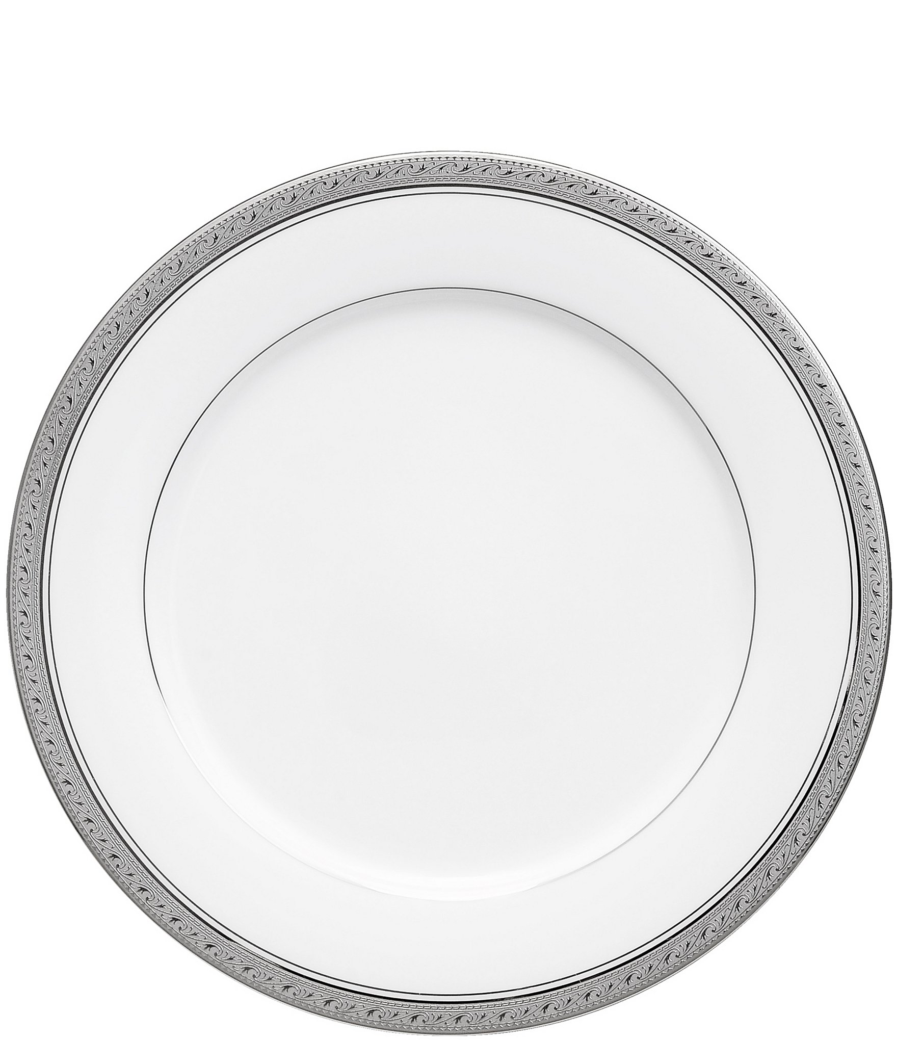 Noritake Crestwood Etched Platinum Porcelain Salad Plate Dillard's