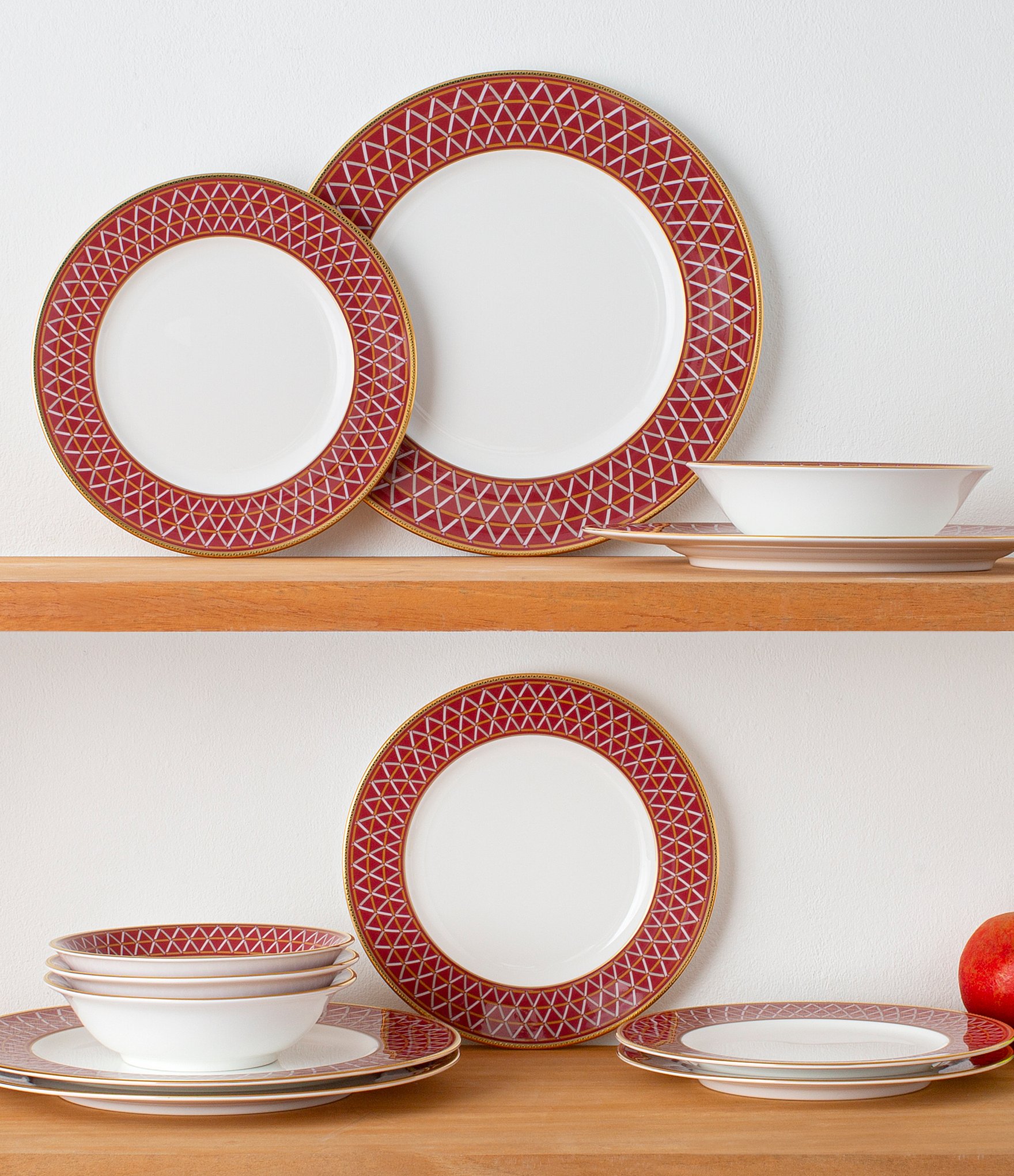 Noritake Crochet Collection 12-Piece Dinnerware Set