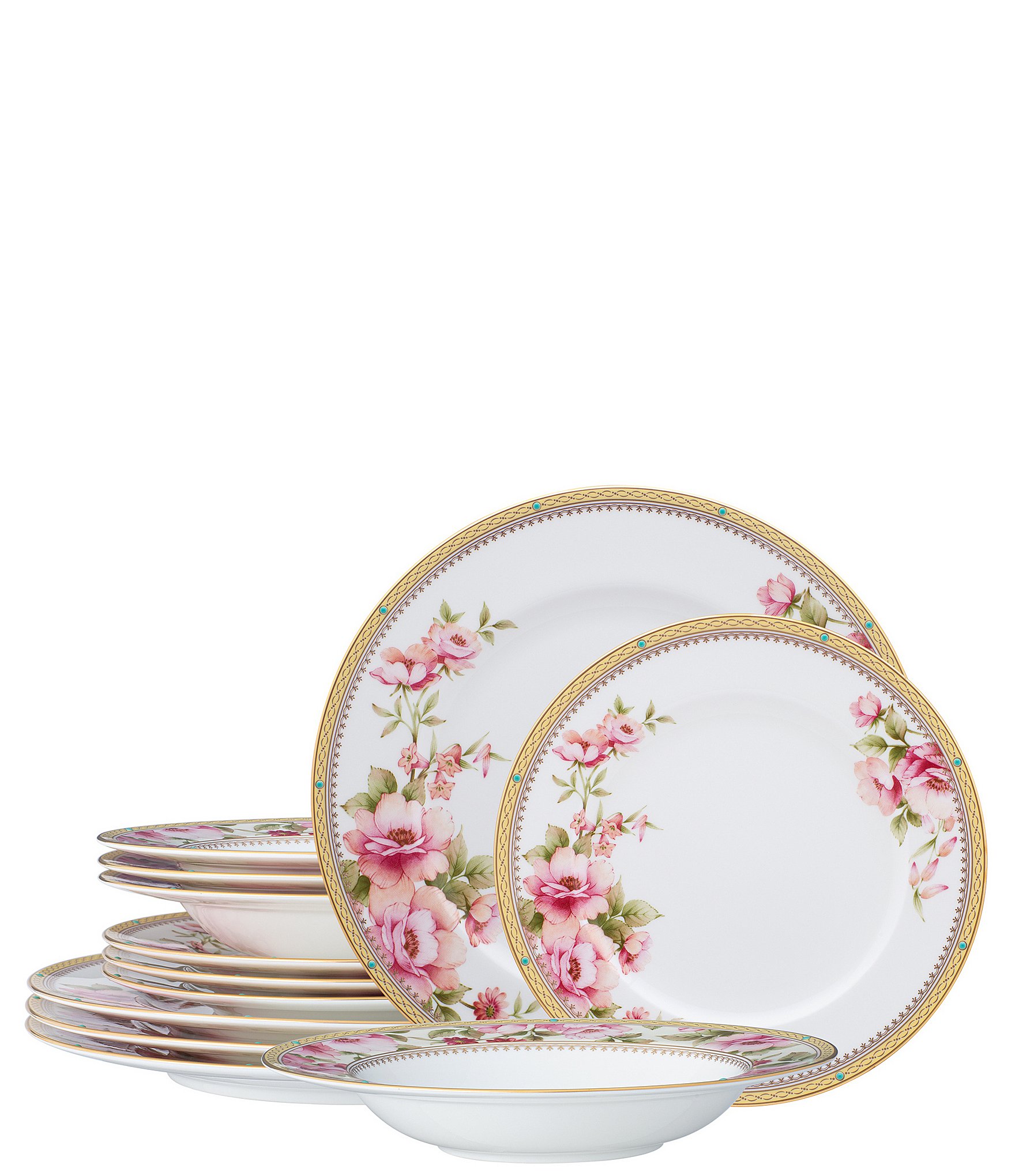 Noritake Hertford Collection 12-Piece Set, Service For 4