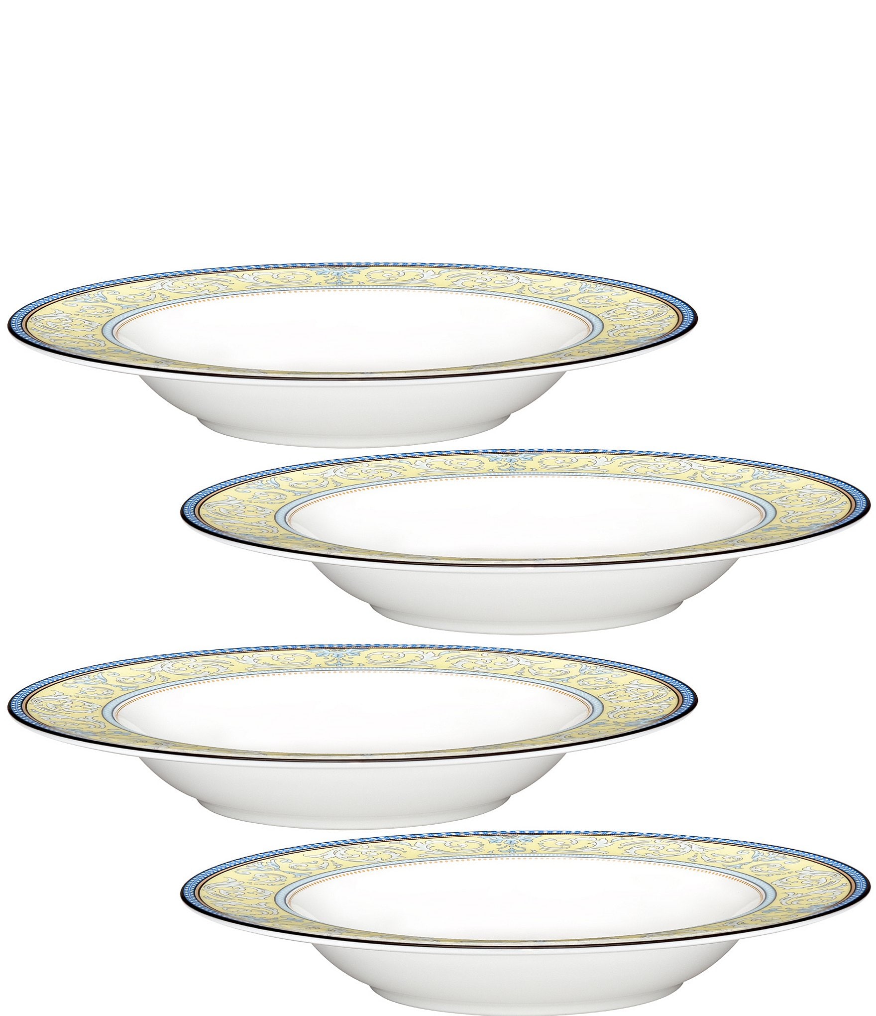 Noritake Menorca Palace Collection Soup Bowls, Set of 4