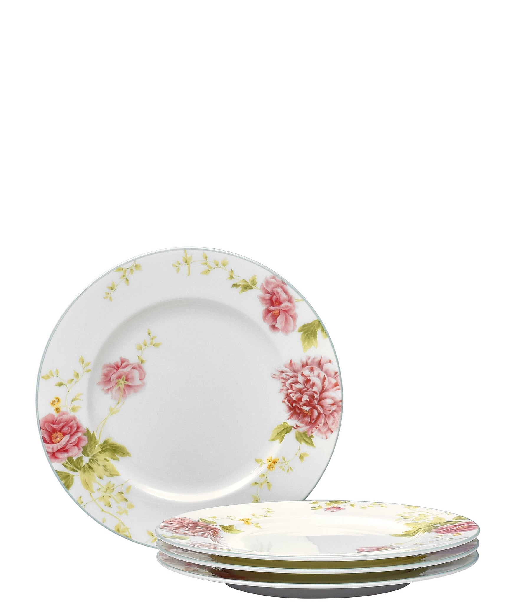 Noritake Peony Pageant Collection Salad Plates, Set of 4 | Dillard's