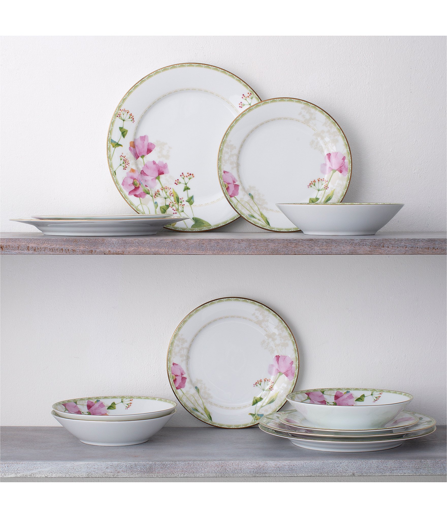 Noritake Poppy Place Collection 12-Piece Set, Service For 4