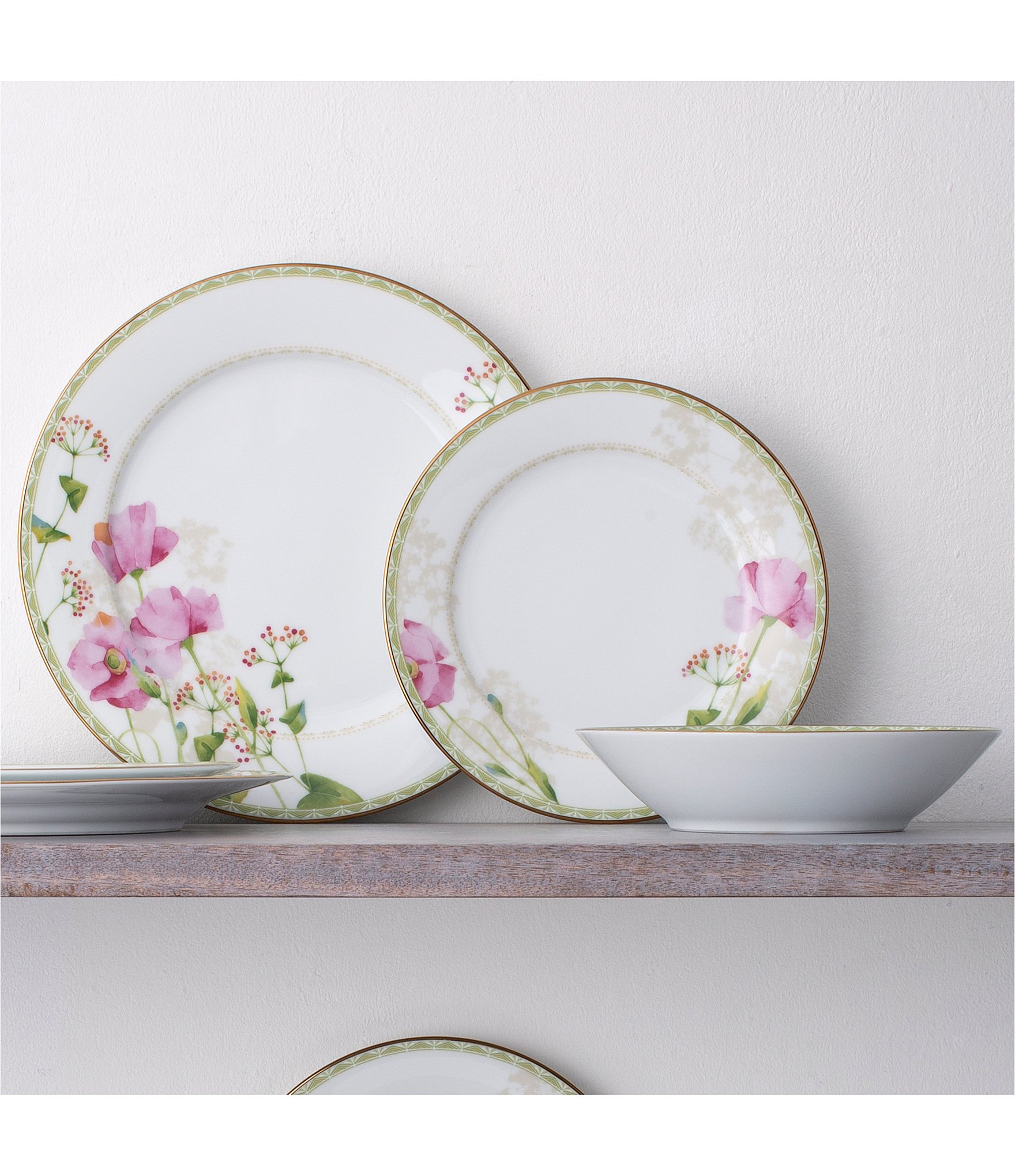 Noritake Poppy Place Collection 12-Piece Set, Service For 4