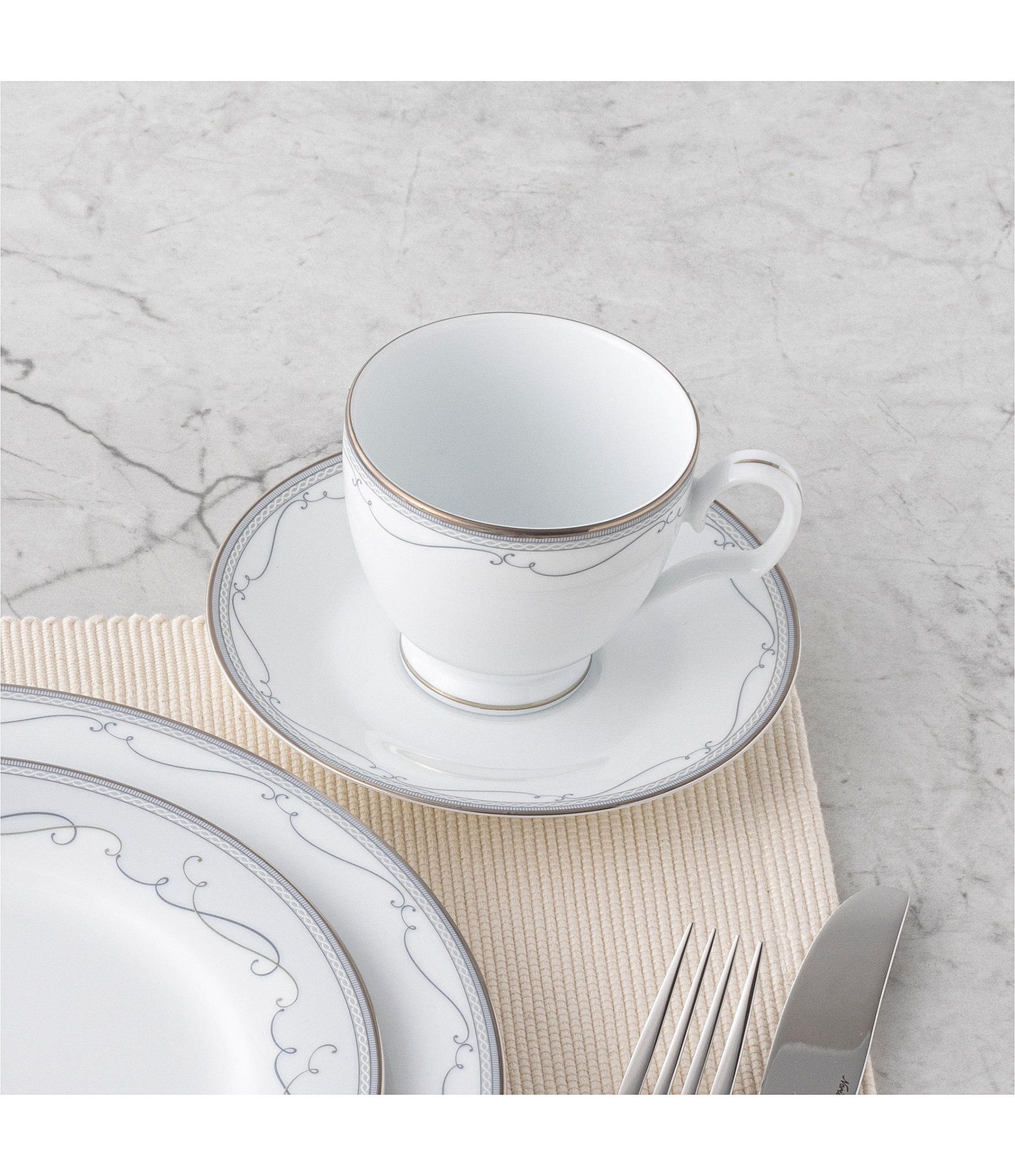 Noritake Satin Flourish Collection 5-Piece Place Setting
