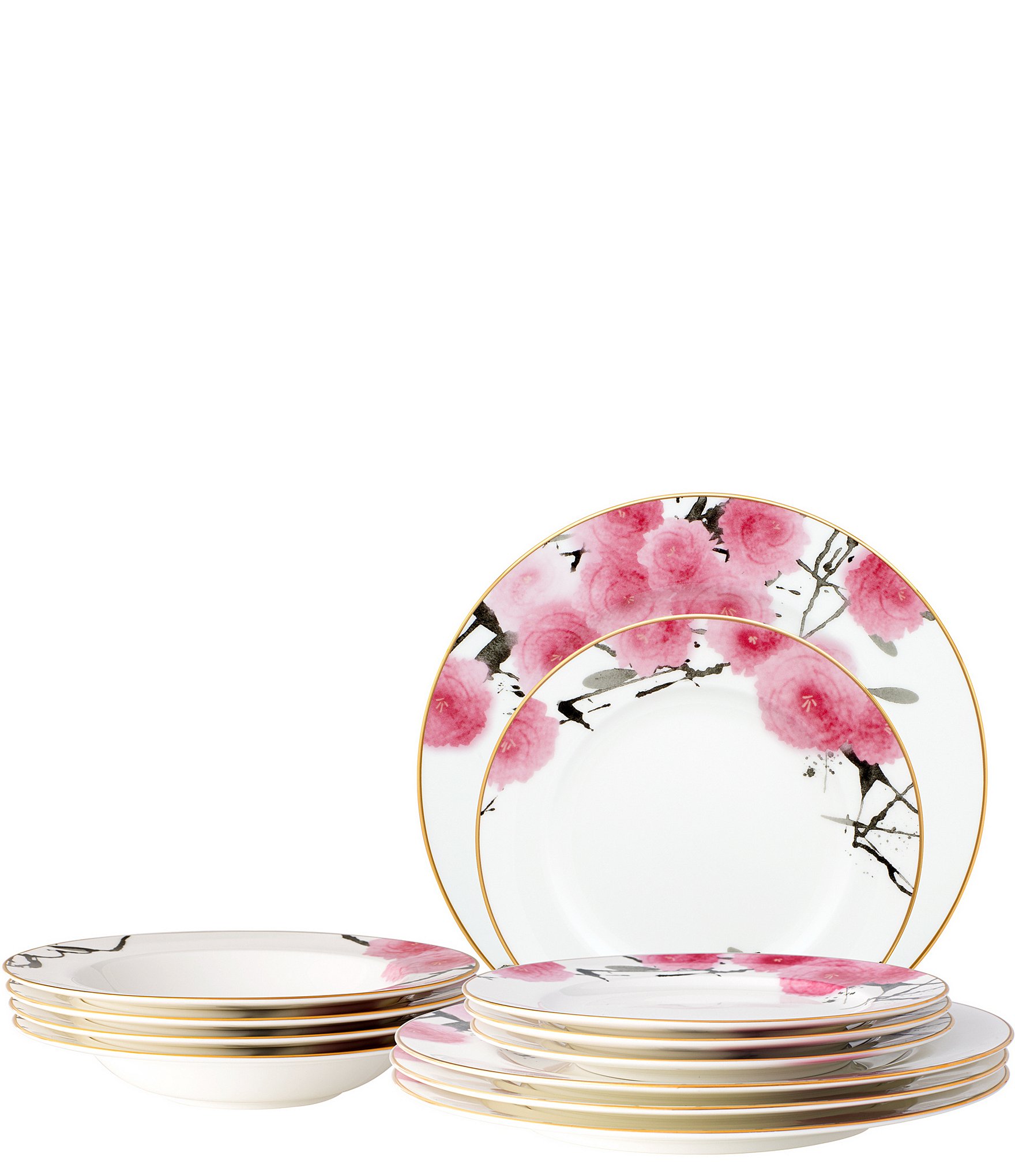 Noritake Yae Collection 12-Piece Set, Service For 4