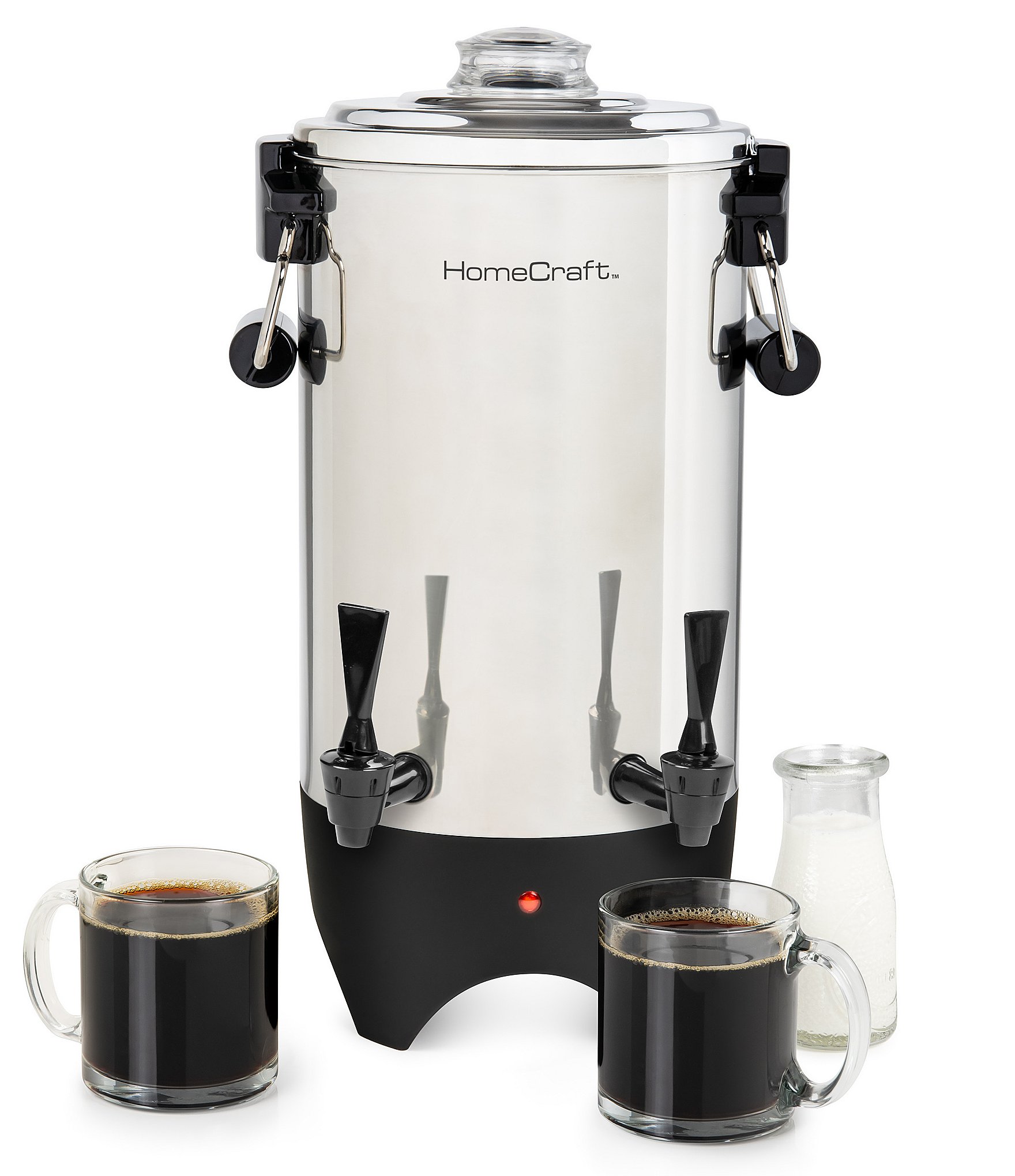 Nostalgia Electrics HomeCraft Quick Brewing 1000 Watt Automatic 45 Cup Coffee Urn Stainless Steel The Shops at Willow Bend