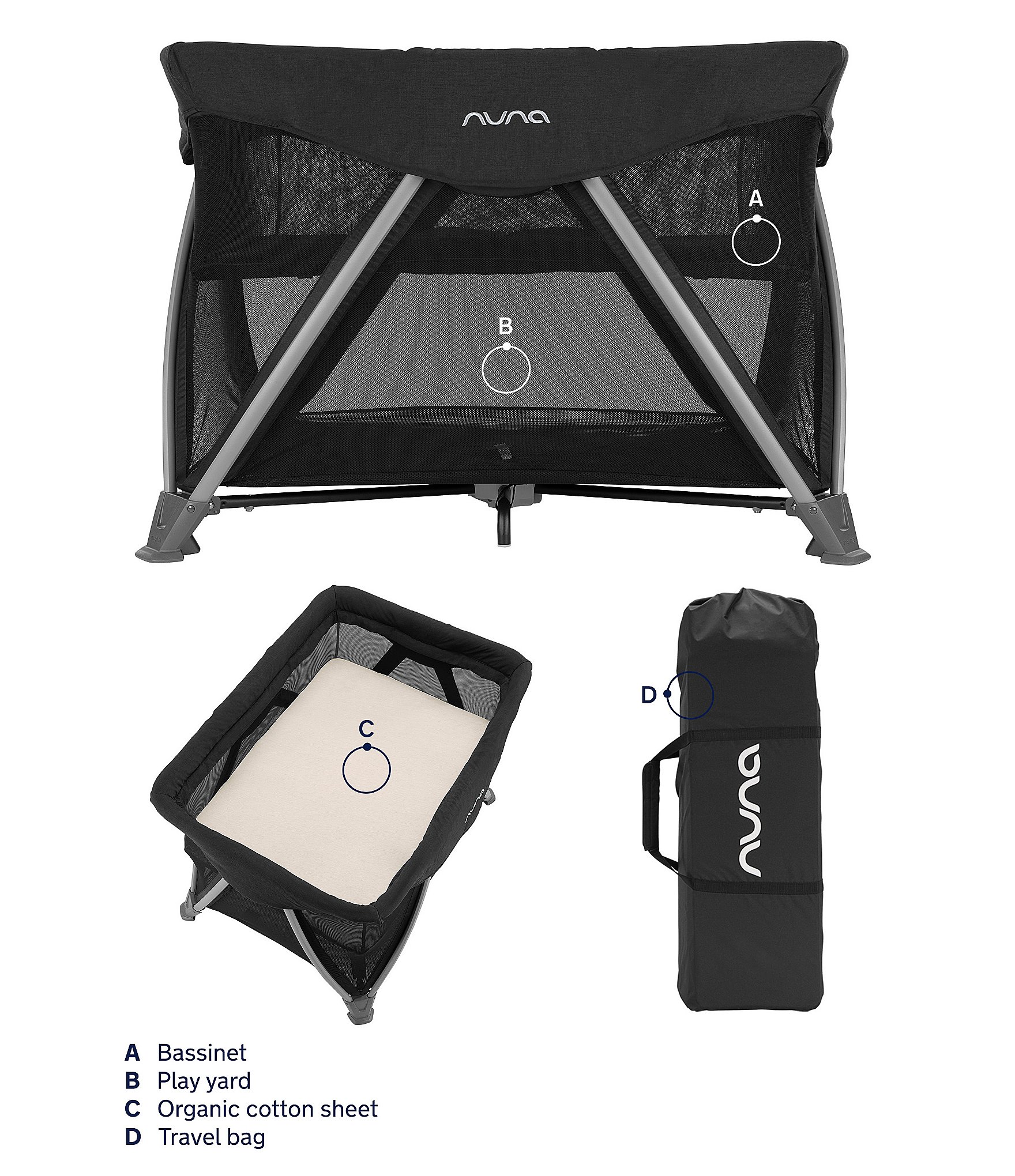 Nuna SENA™ Aire Travel Cot