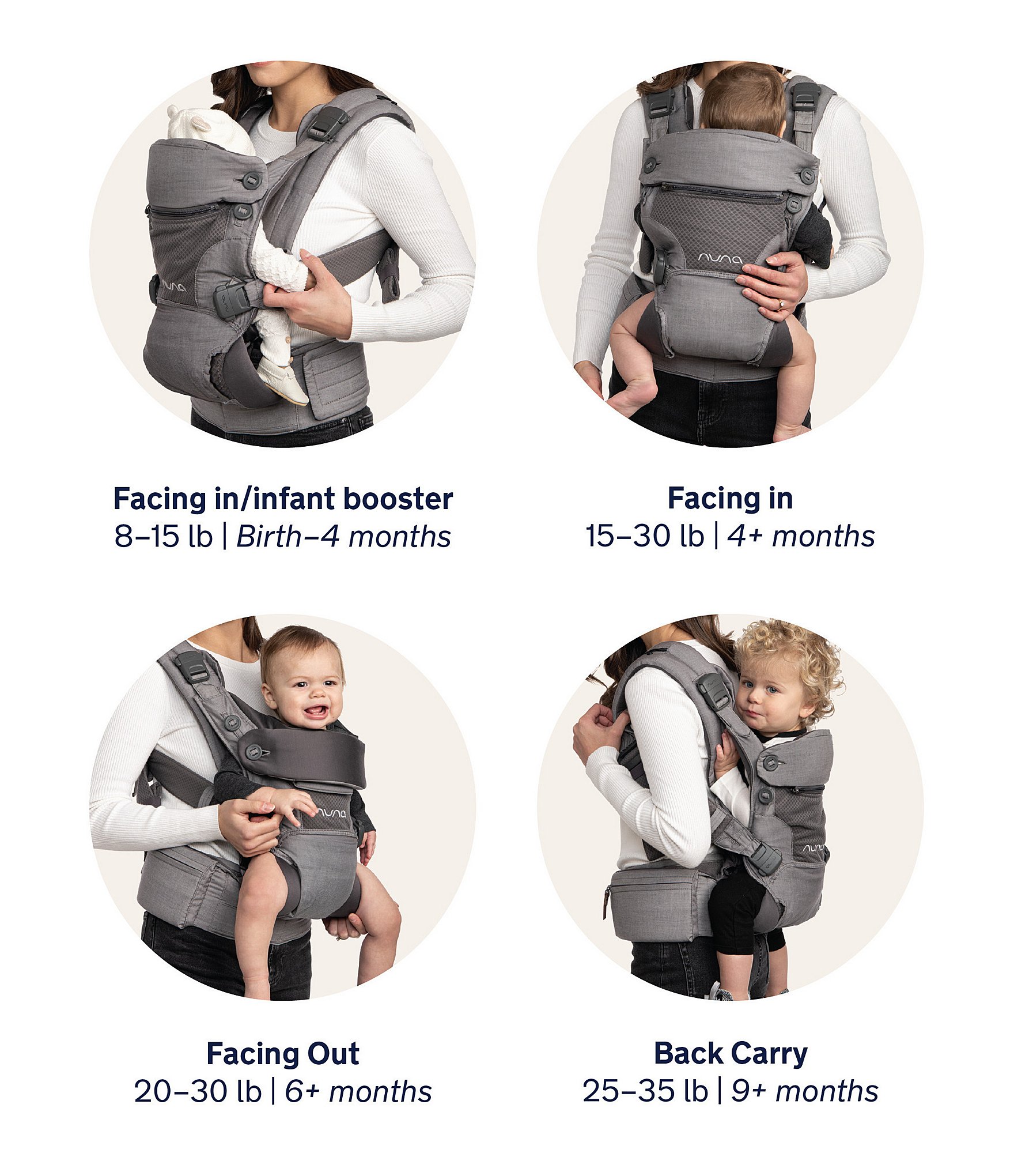 Nuna CUDL 4-in-1 Baby Carrier