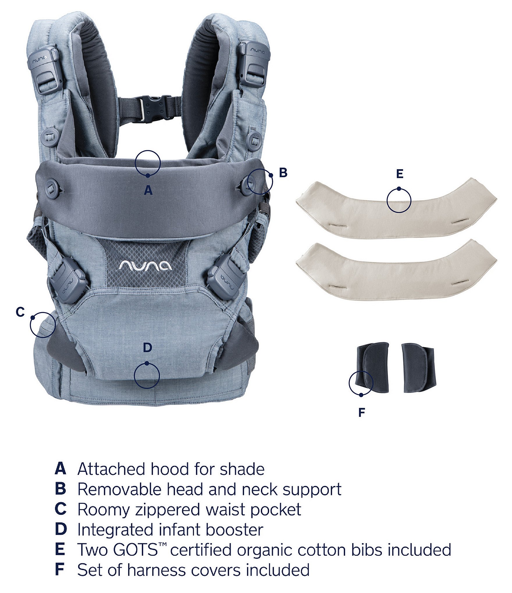 Nuna CUDL 4-in-1 Baby Carrier