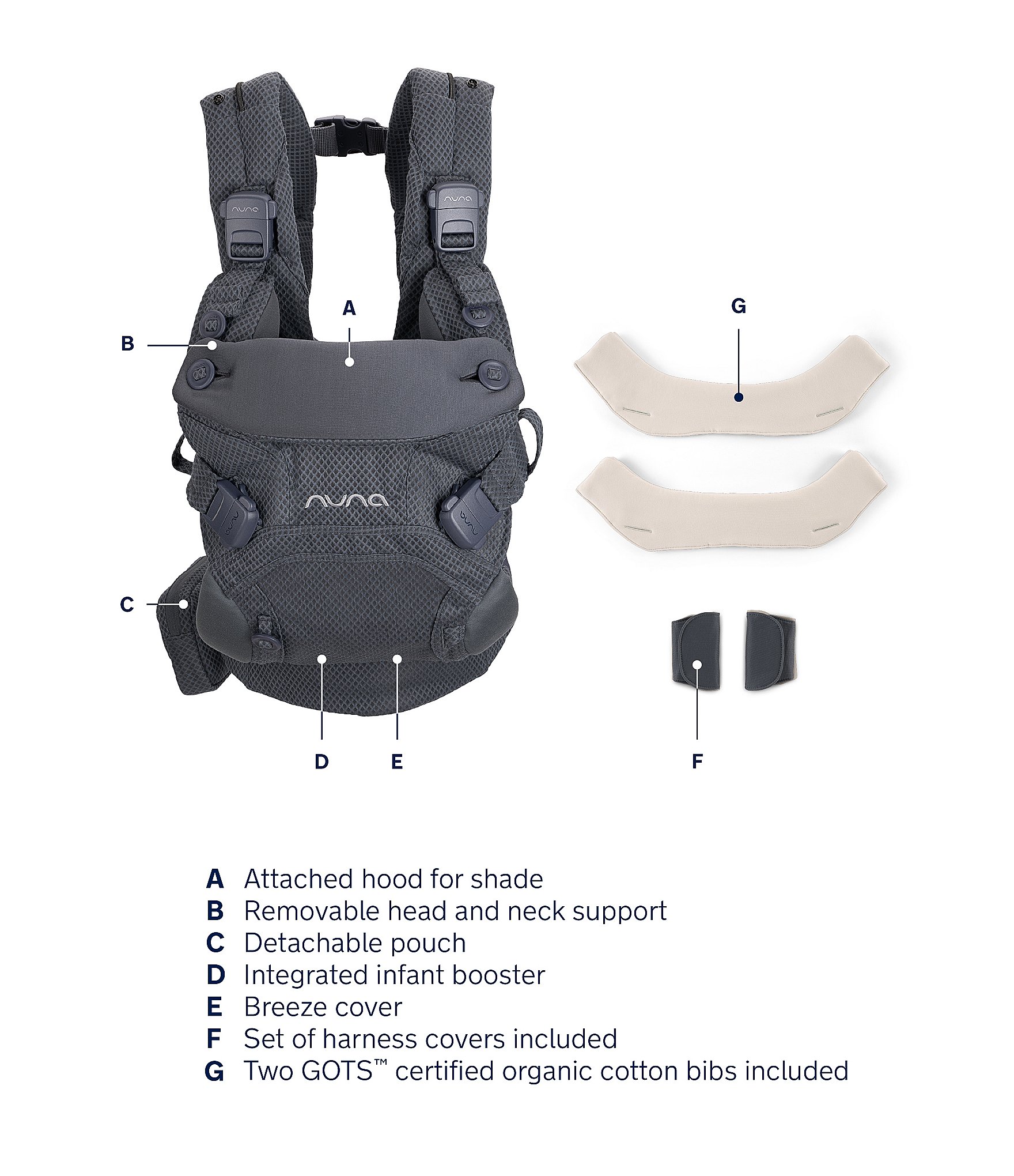 Nuna CUDL Clik 4-in-1 Baby Carrier