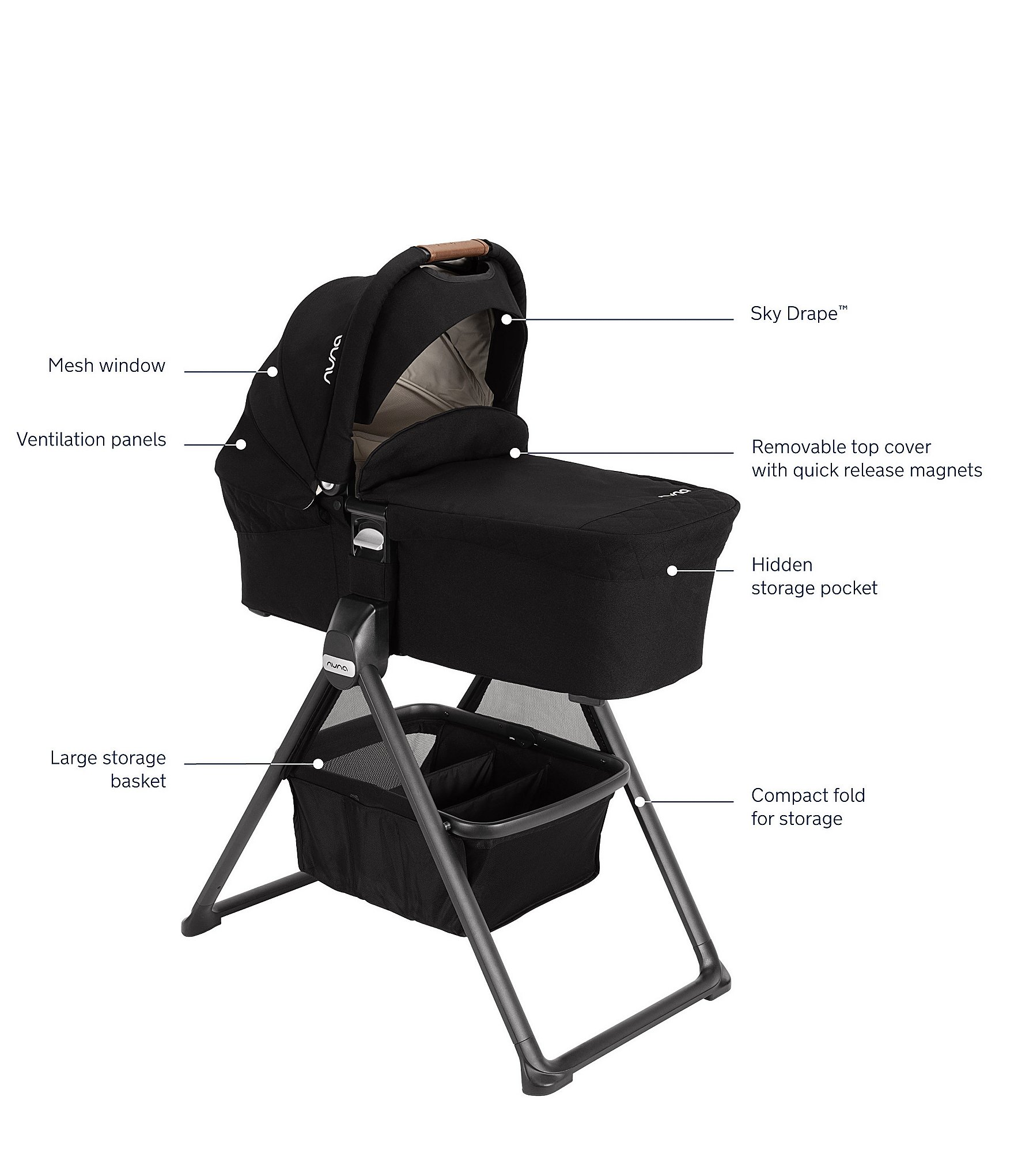 Nuna Mixx Series™ Bassinet + Stand